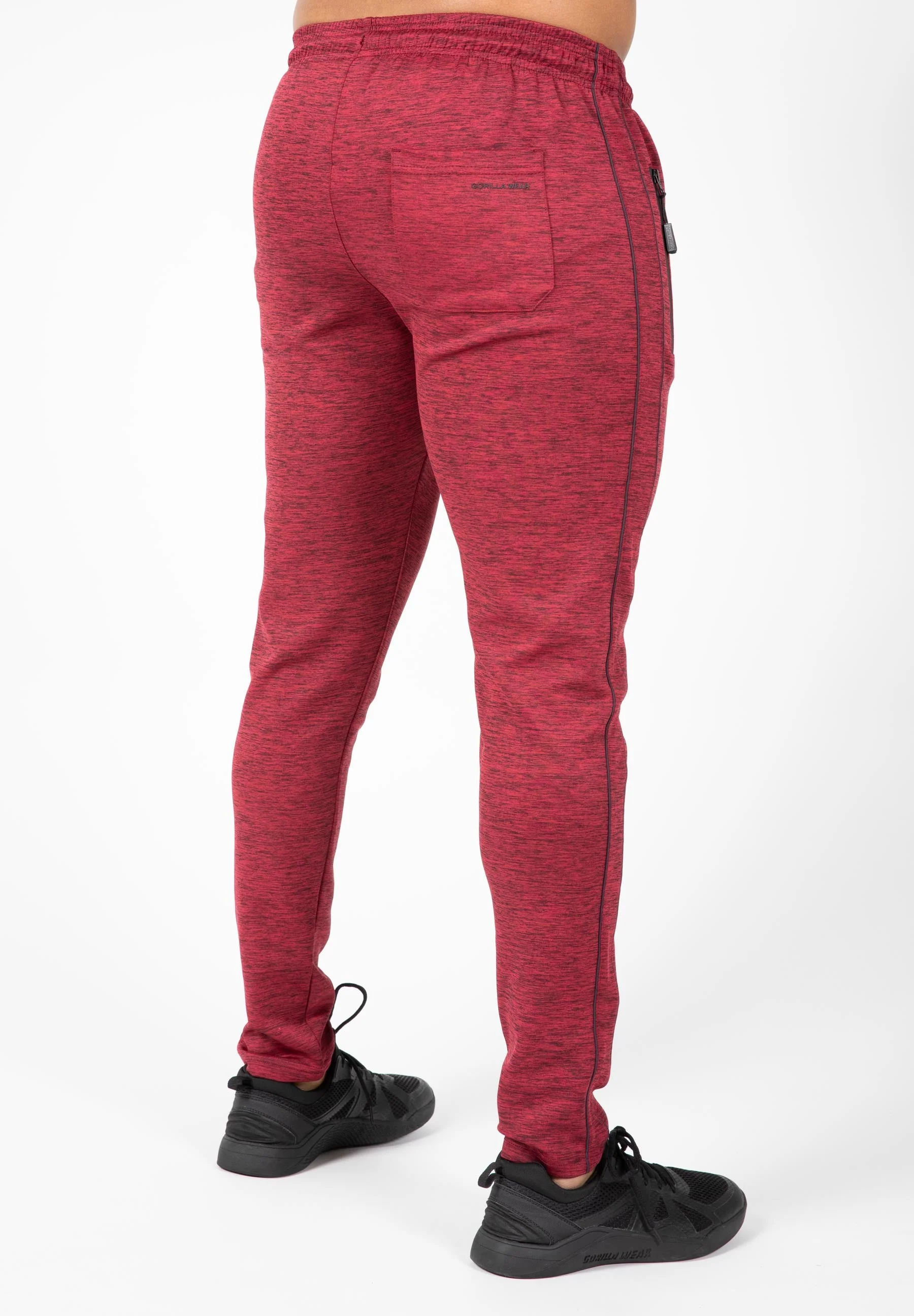 Gorilla Wear - Wenden Track Pants - Burgundy Red - Image 3