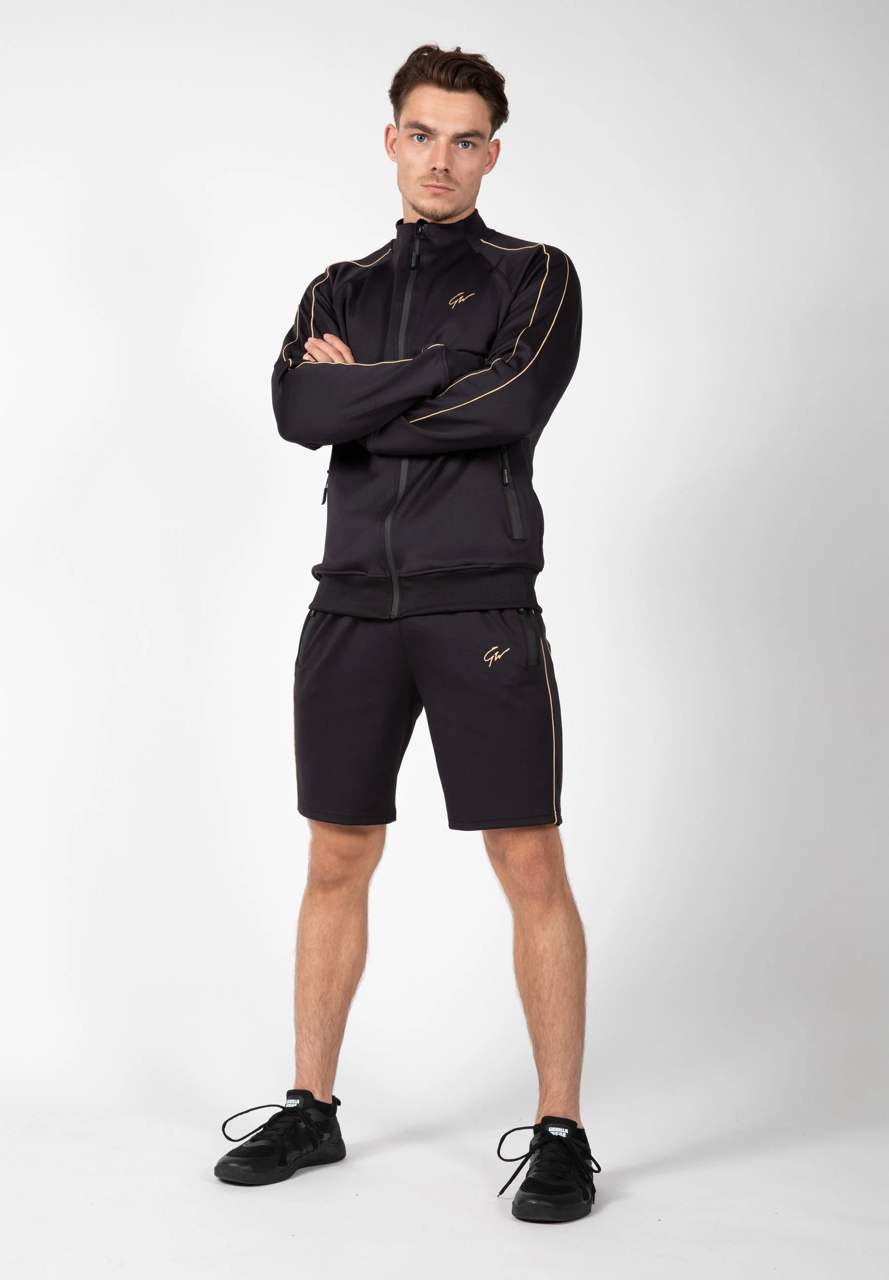 Gorilla Wear - Wenden Track Shorts - Black/Gold - Image 4