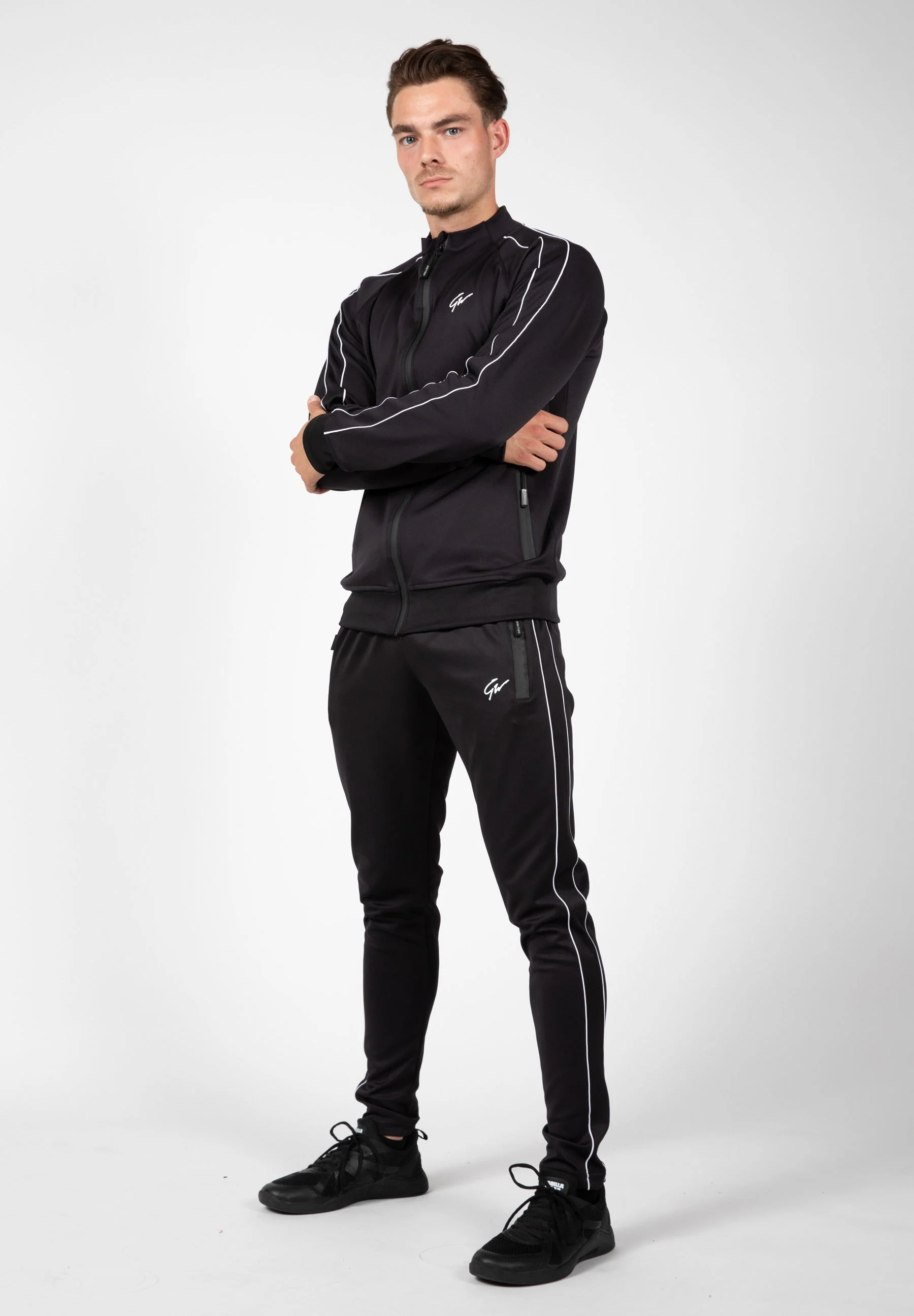 Gorilla Wear - Wenden Track Shorts - Black/White - Image 4