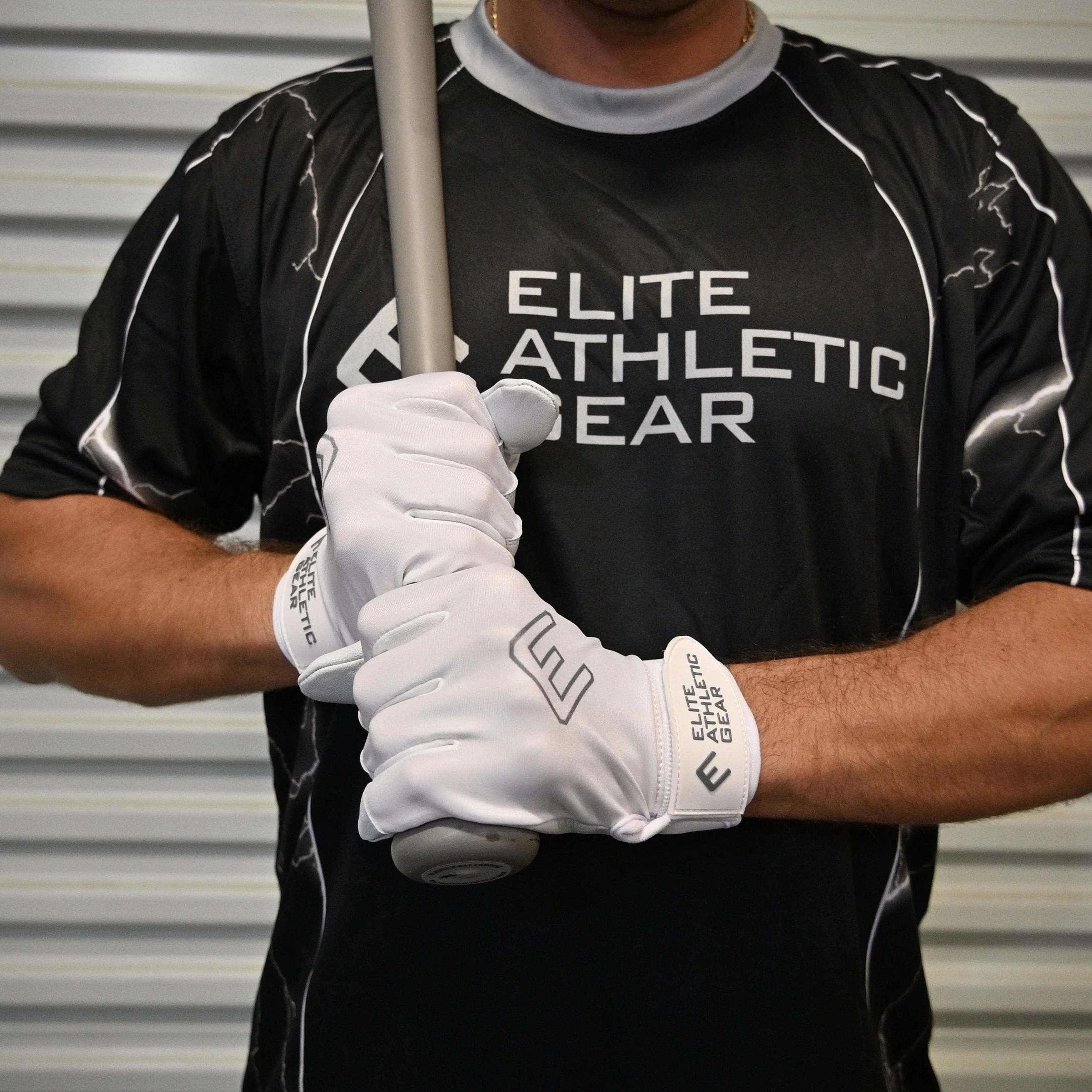 Elite Athletic Gear - White Batting Gloves - Image 2