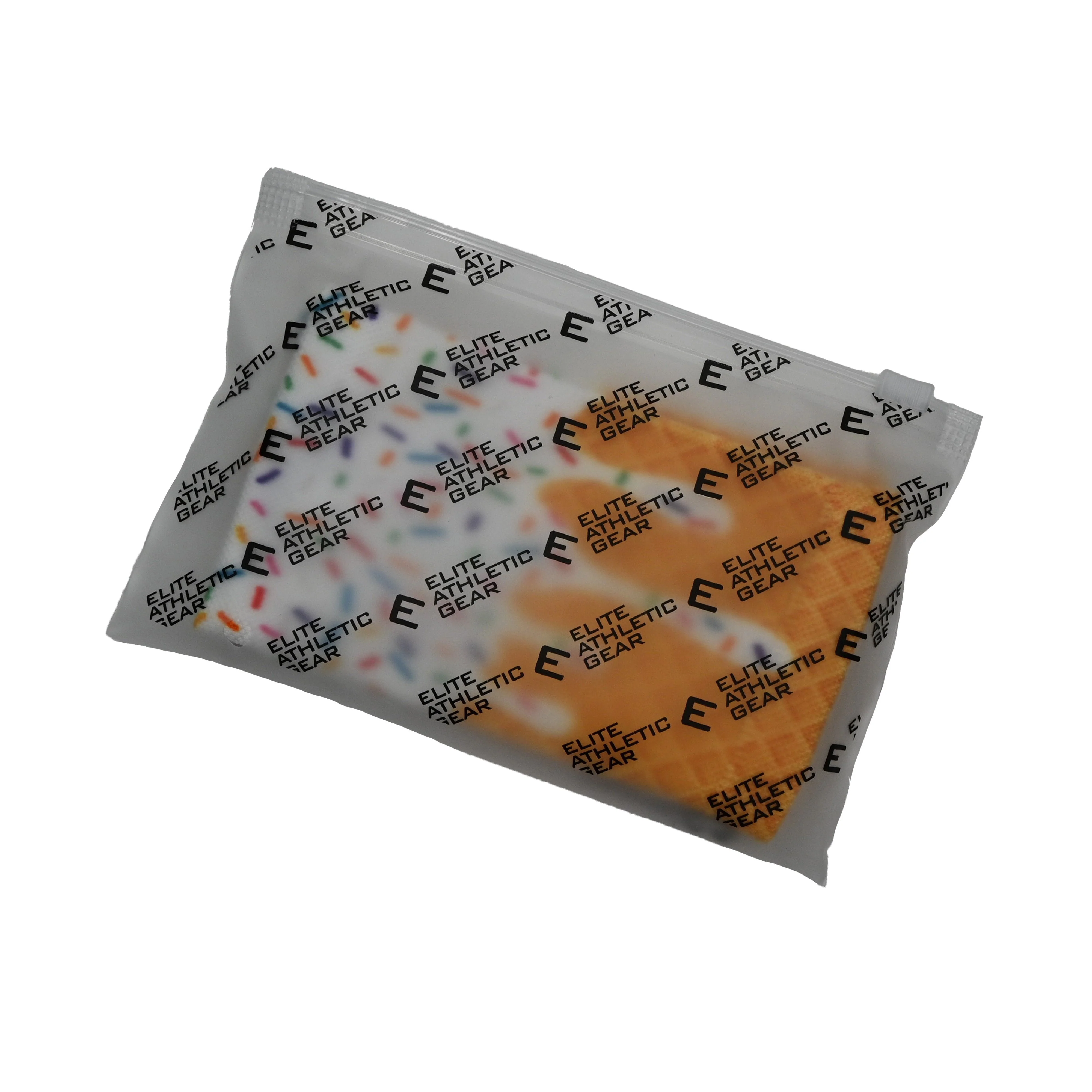 Elite Athletic Gear - White ice cream wrist support sleeves - Image 3