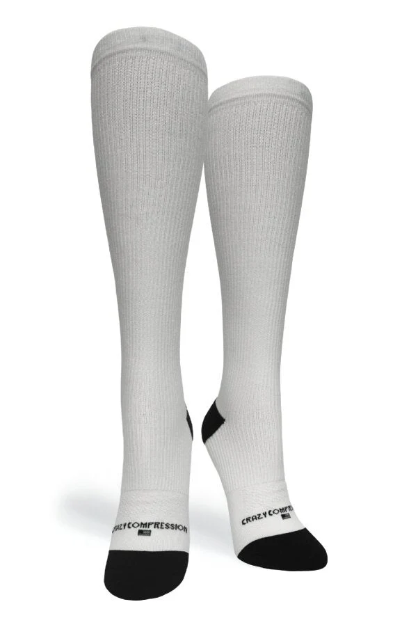 Crazy Compression - White (Standard & Extra Wide)