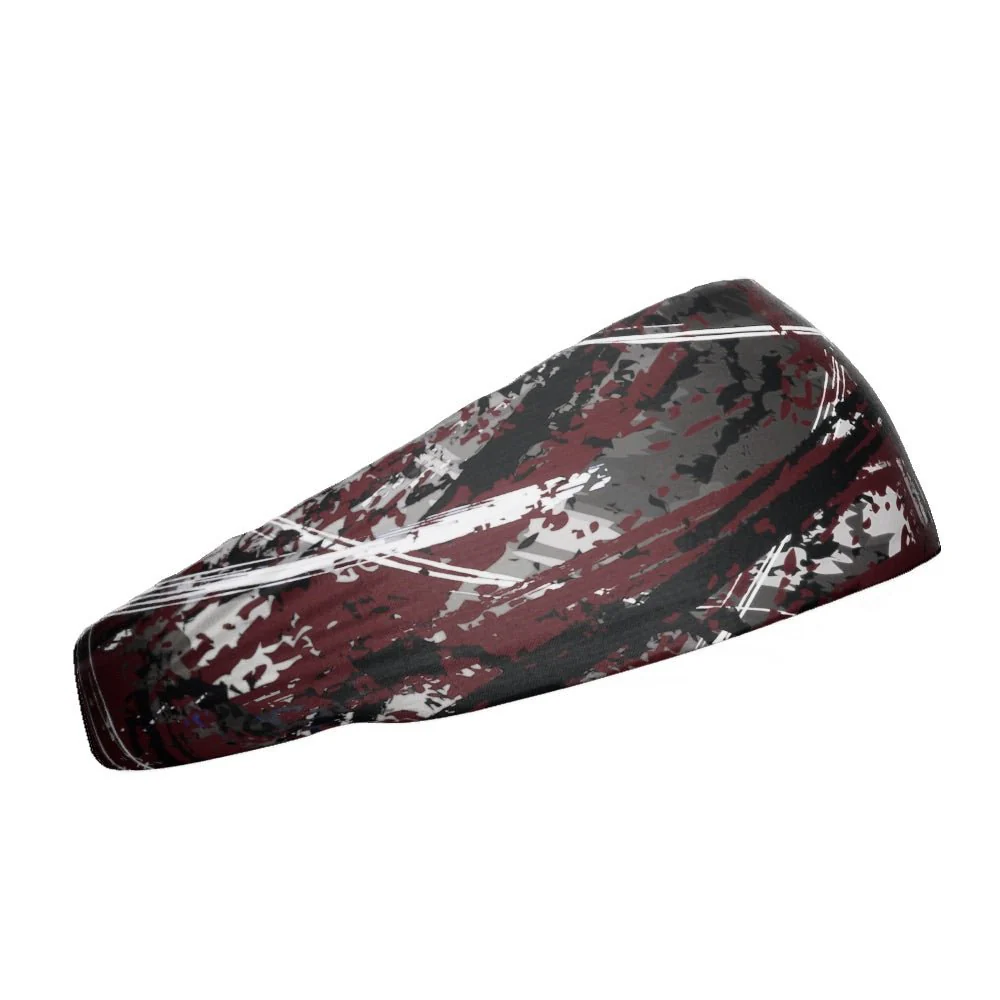 Elite Athletic Gear - Wicked Maroon Headband - Image 2