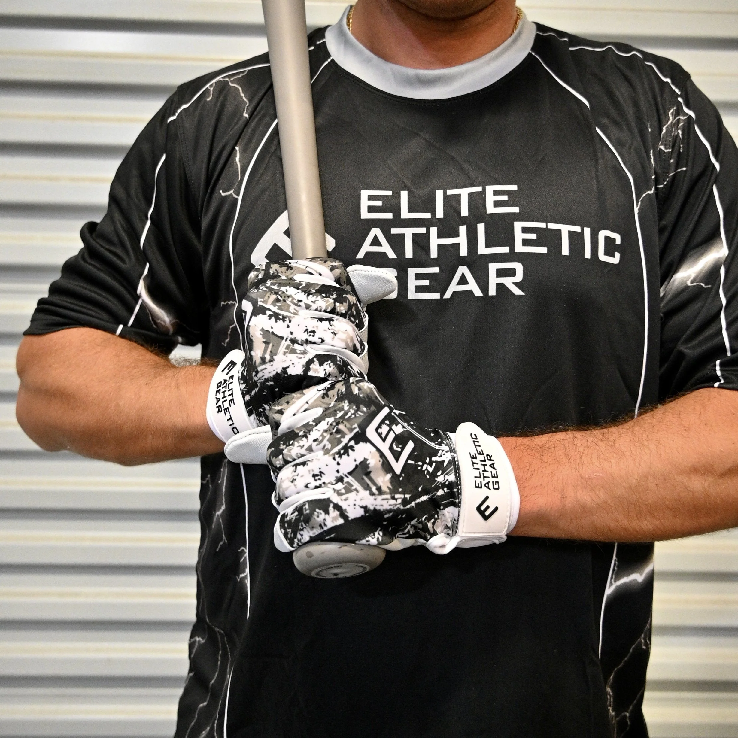 Elite Athletic Gear - Wicked White Batting Gloves - Image 2