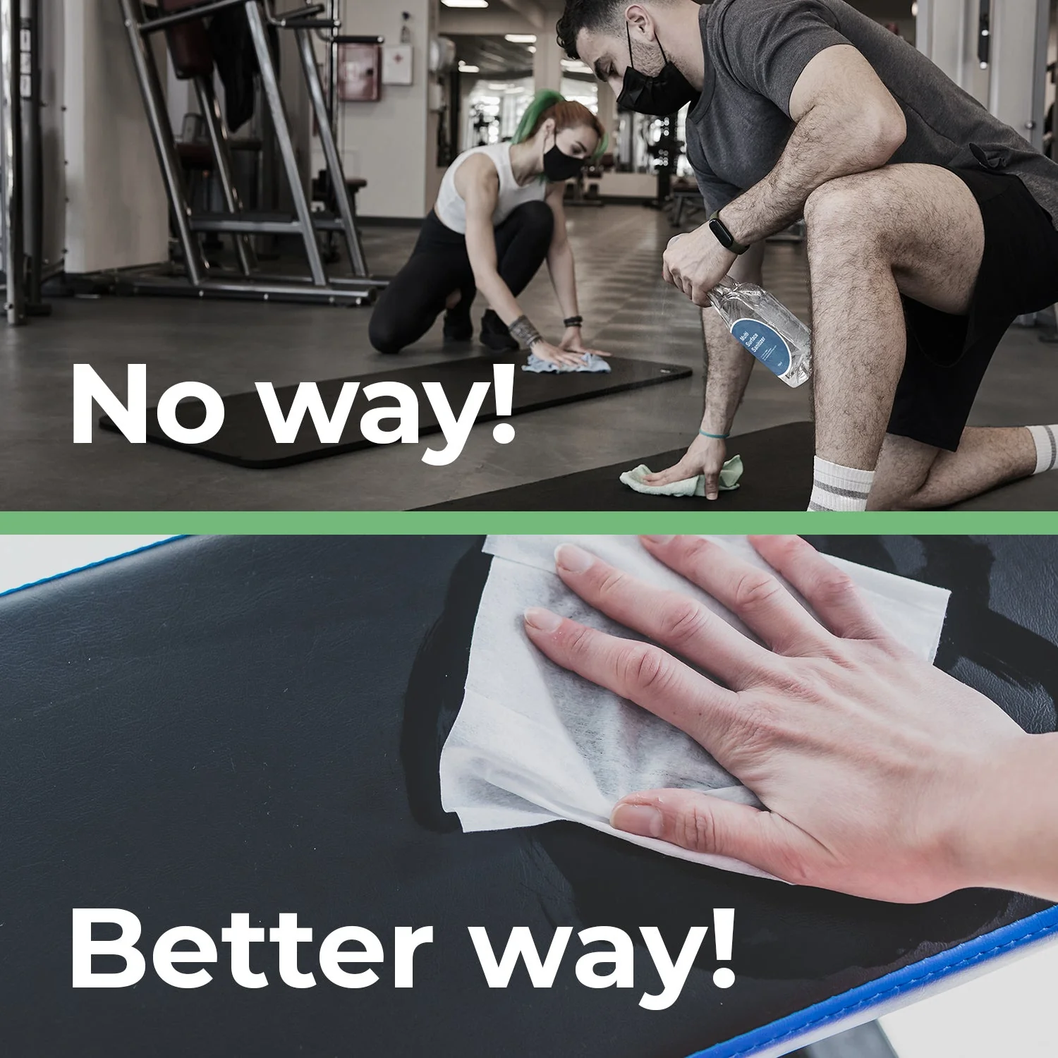 Wipex Co. - 700 Plant-Based Gym Wipes Bulk Refill Roll | Natural Fitness Equipment Wipes - Image 10