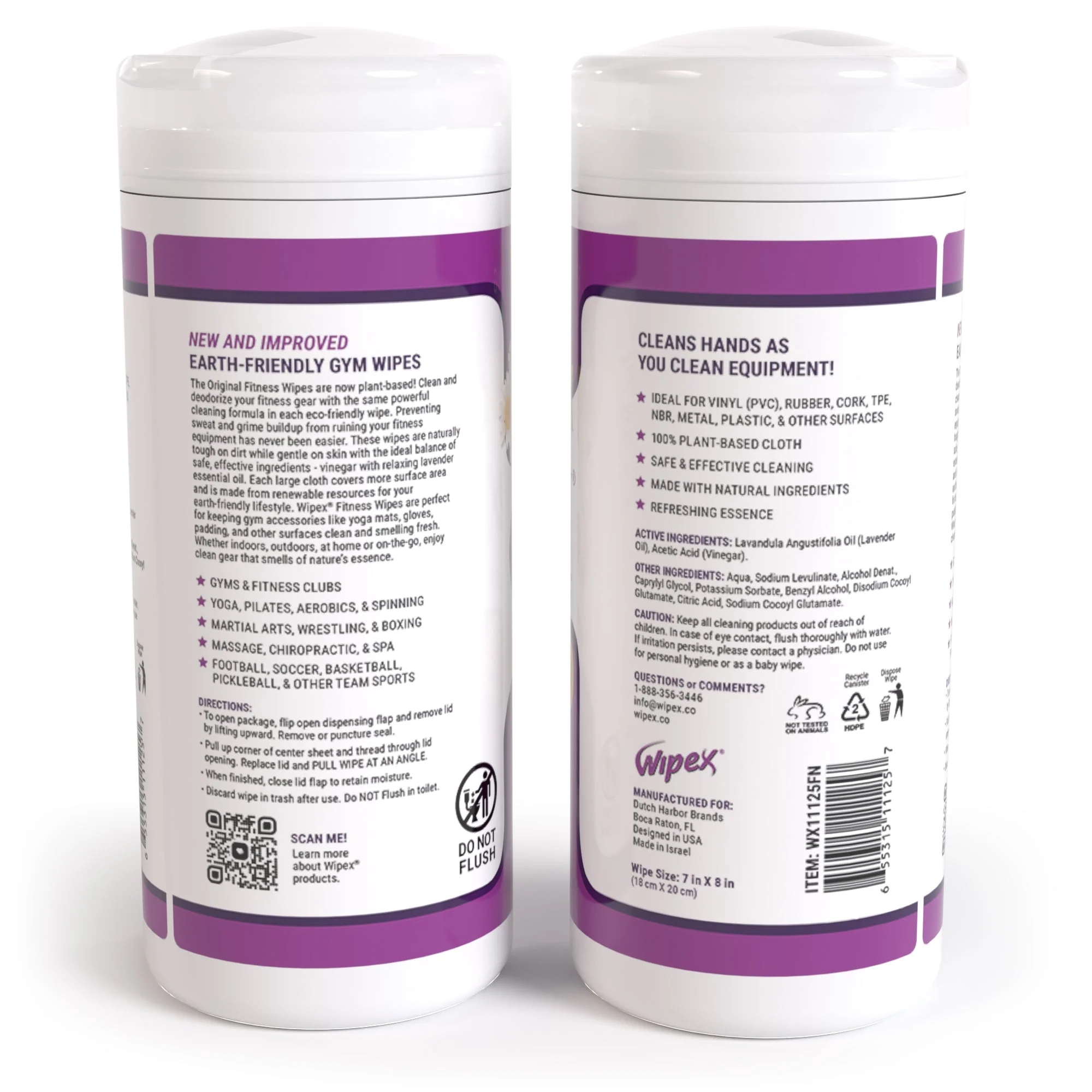 Wipex Co. - Natural Yoga Mat Wipes | Soft, Plant-Based, Infused With Essential Oils - Image 4