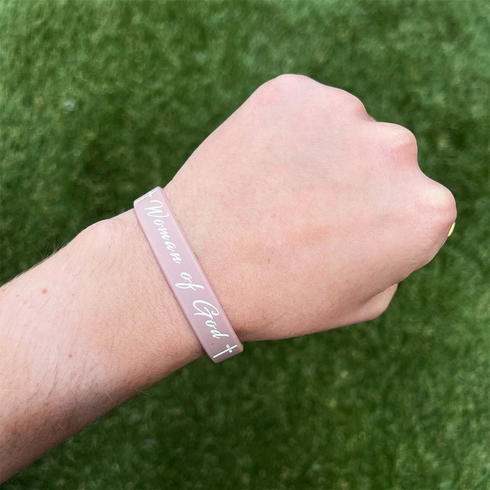 Elite Athletic Gear - Woman of God Wristband - Image 2