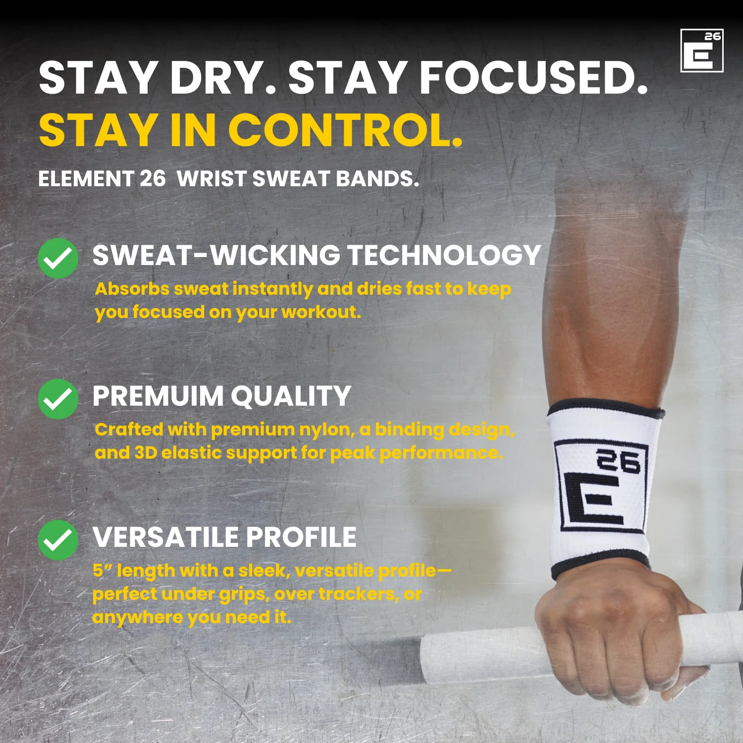 Element 26 - Wrist Sweat Bands - Image 3