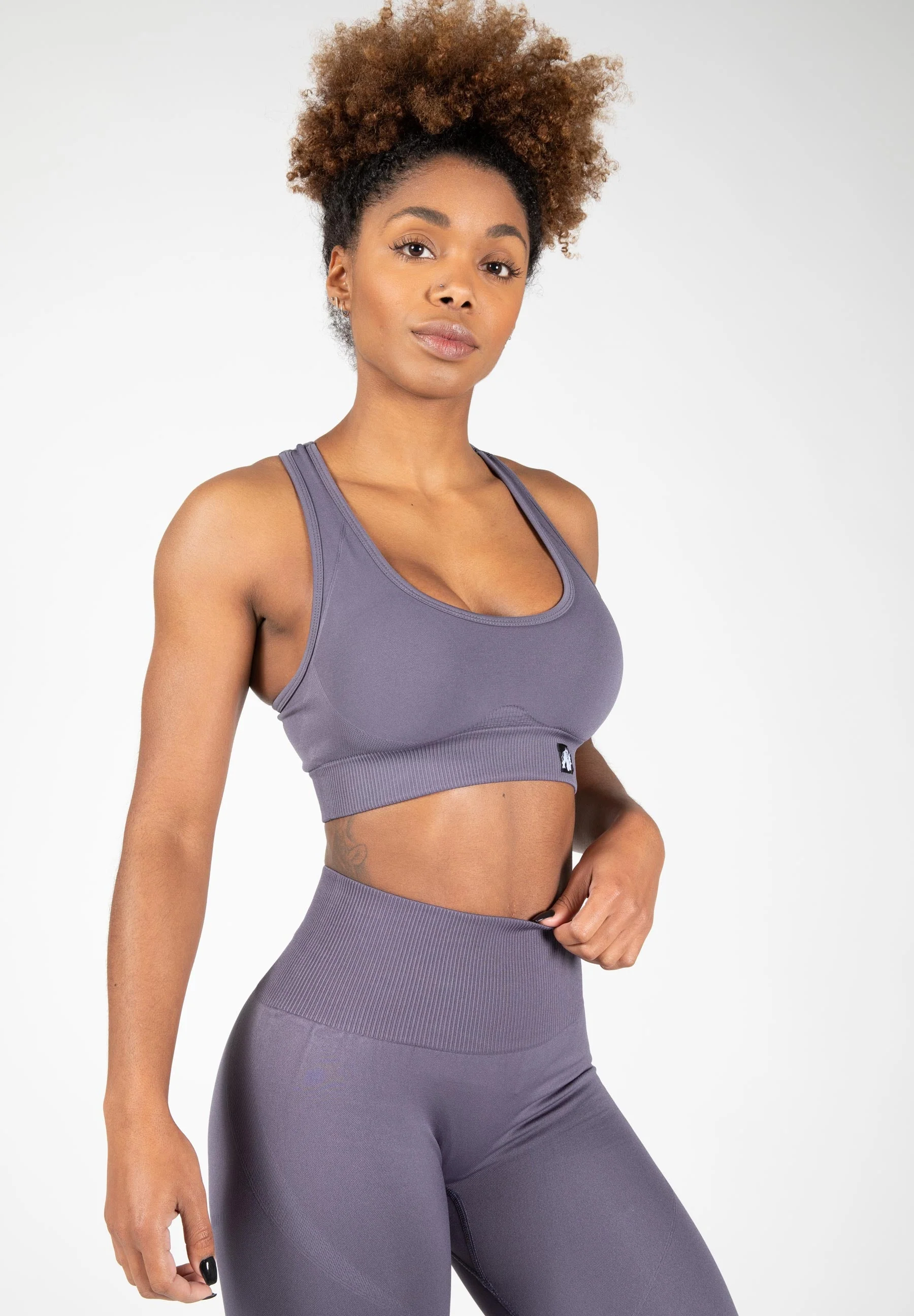 Gorilla Wear - Yava Seamless Sports Bra - Gray