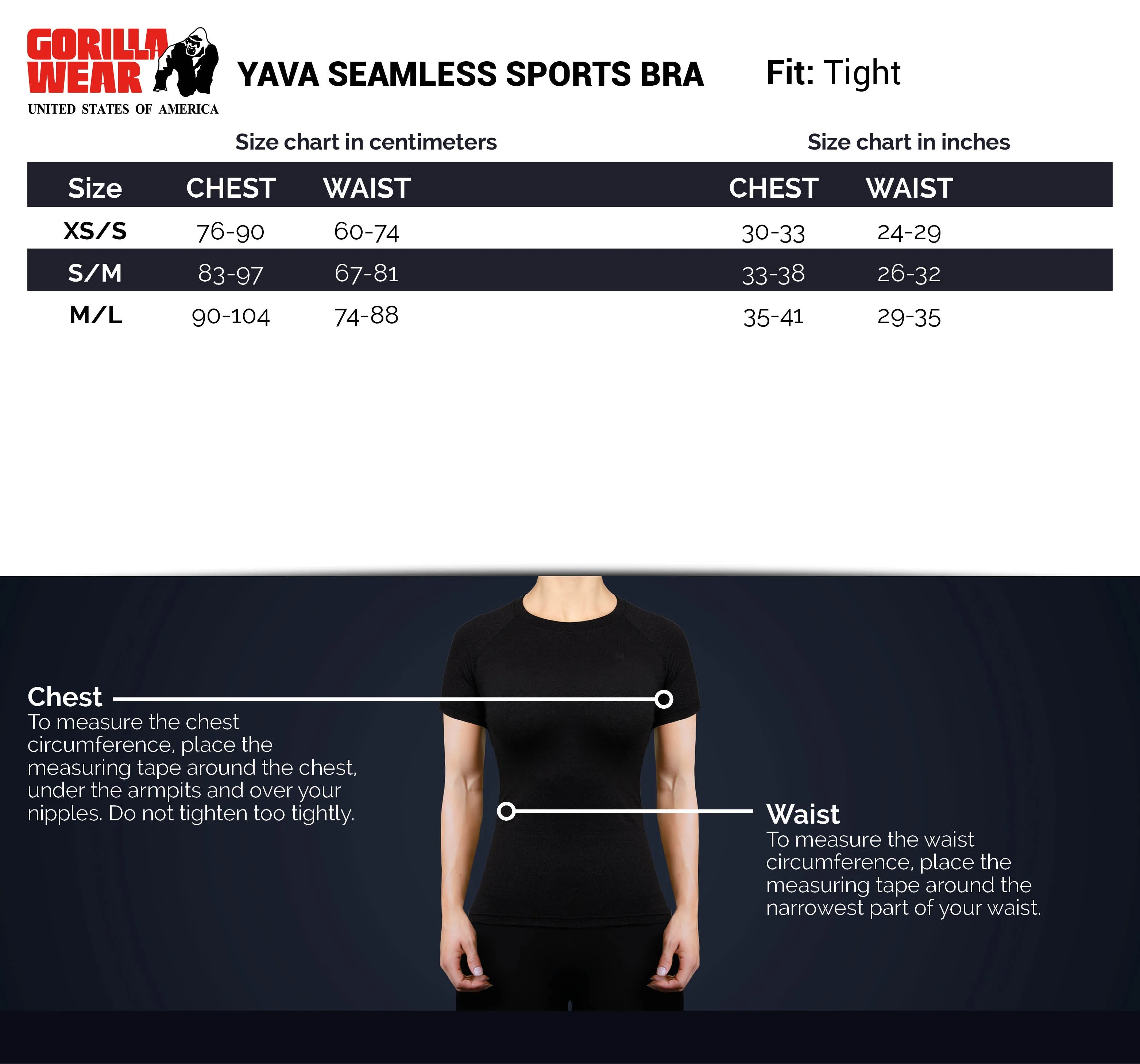 Gorilla Wear - Yava Seamless Sports Bra - Gray - Image 8