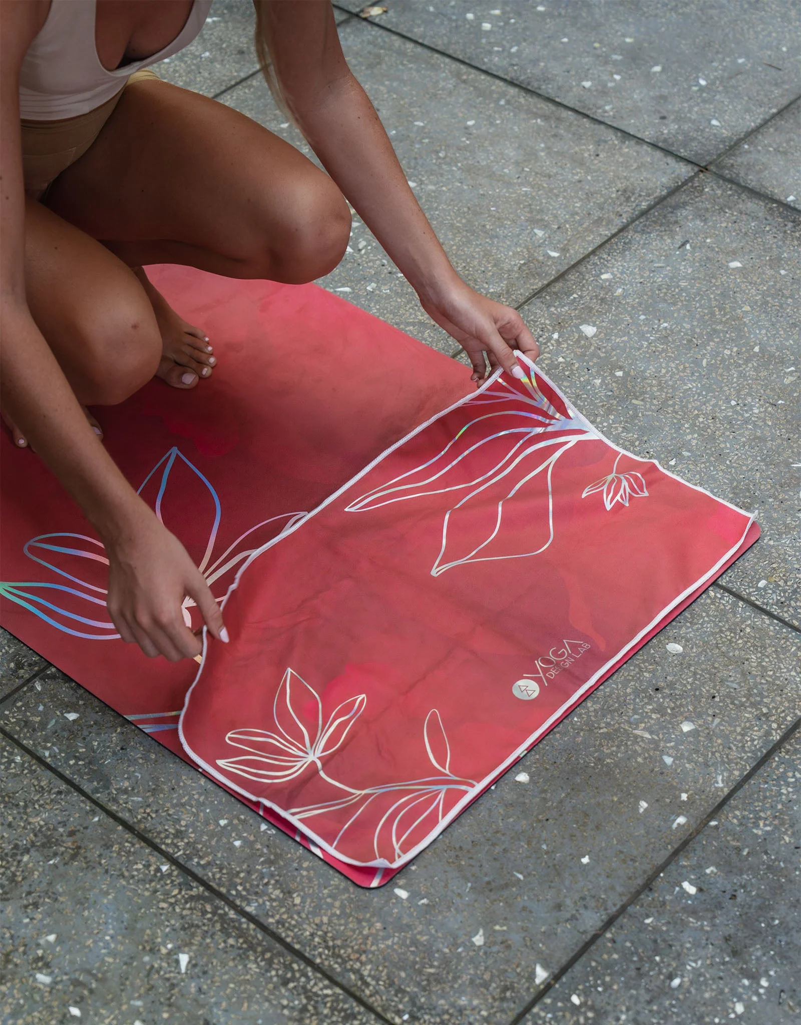 Yoga Design Lab - Yoga Hand Towel - Ultra-Grippy, Moisture Absorbing & Quick-Dry - Image 46