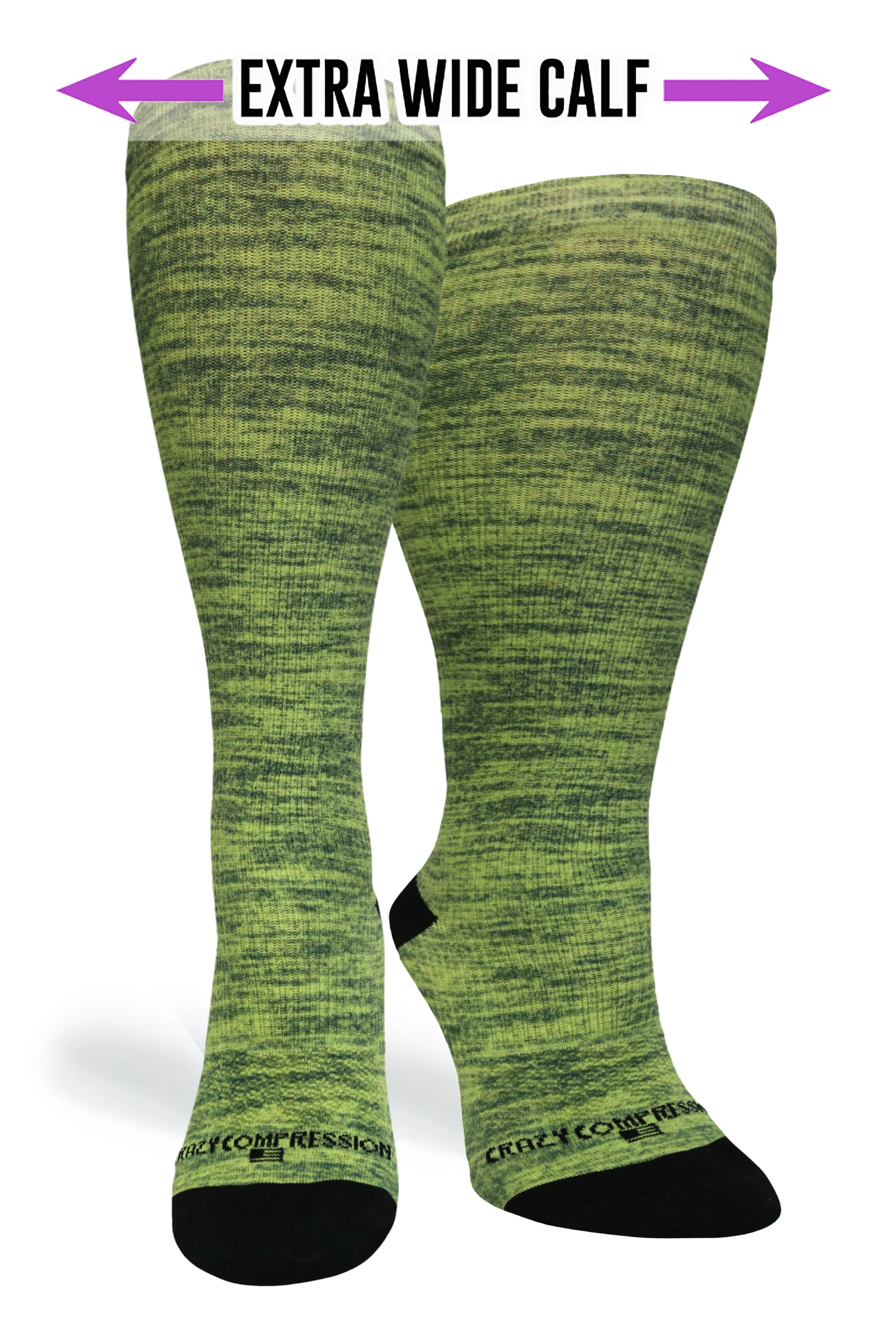 Crazy Compression - Yellow Heather - (Standard & Extra Wide) - Image 2