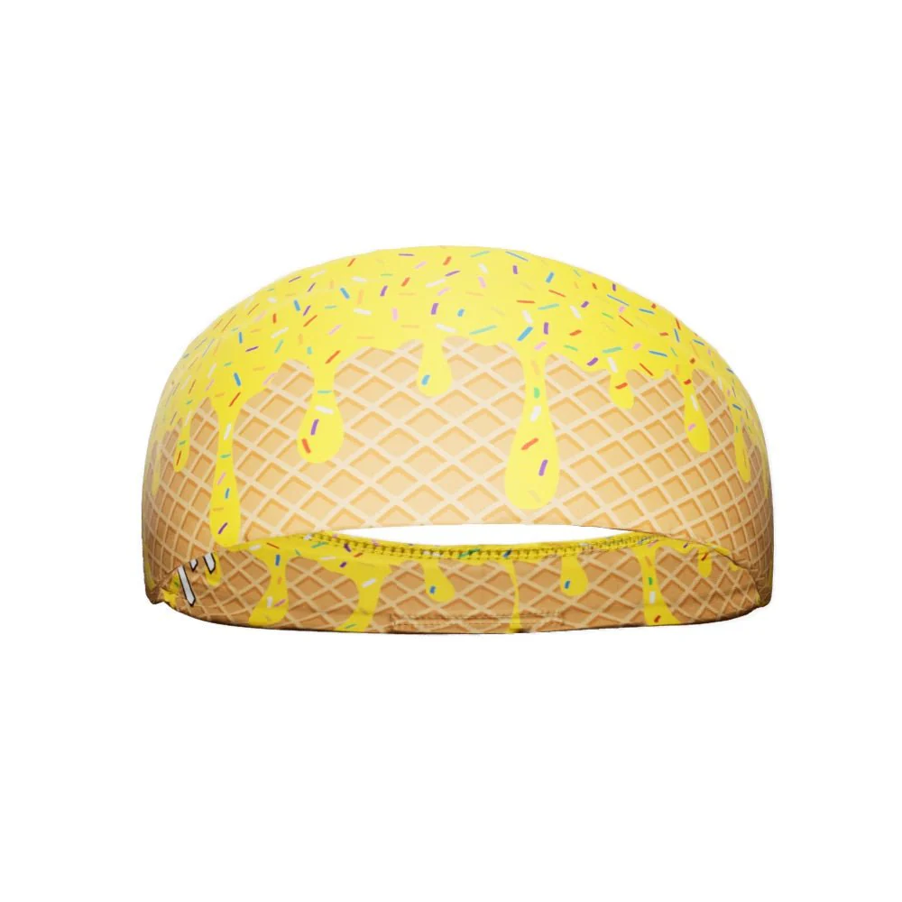 Elite Athletic Gear - Yellow Ice Cream Headband