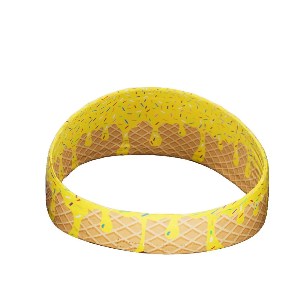 Elite Athletic Gear - Yellow Ice Cream Headband - Image 3
