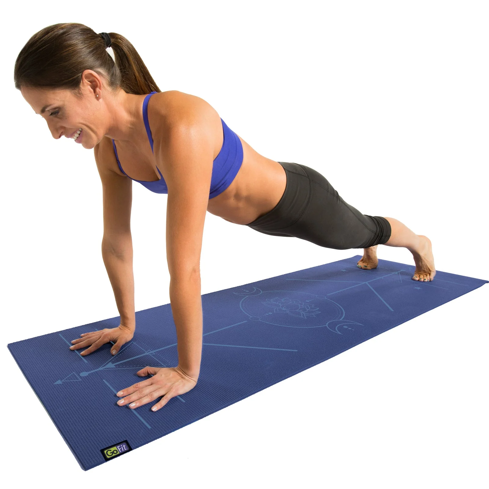 GoFit - Yoga AlignMat™ - Blue - Image 3