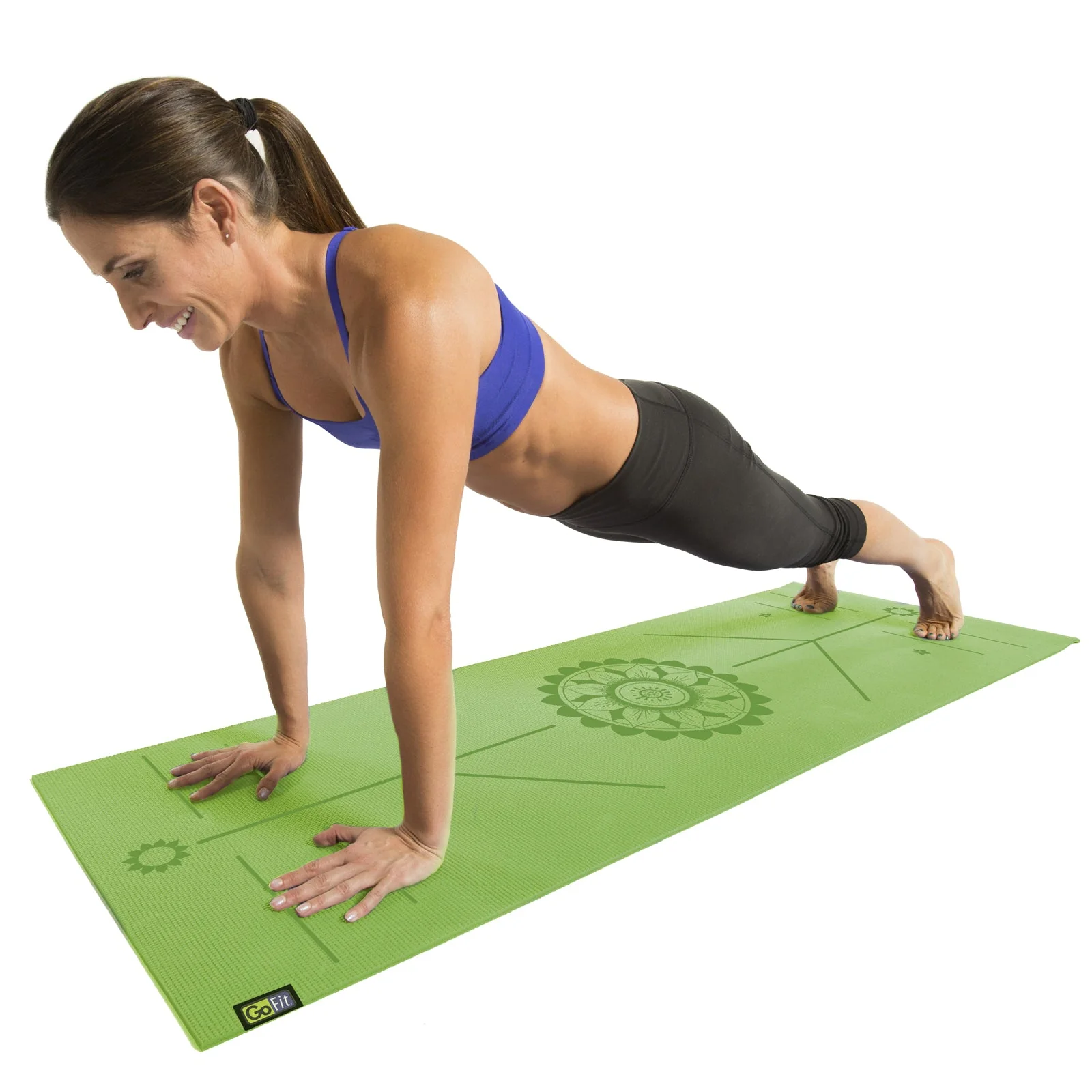 GoFit - Yoga AlignMat™ - Green - Image 3