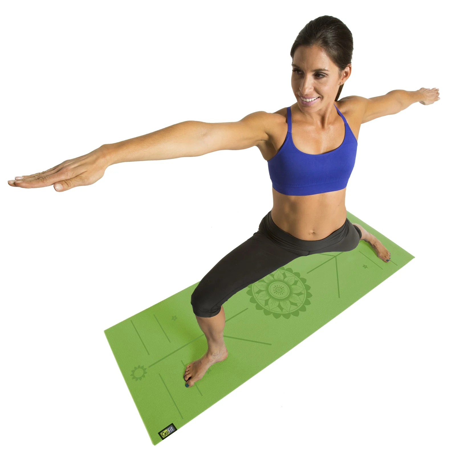 GoFit - Yoga AlignMat™ - Green - Image 5