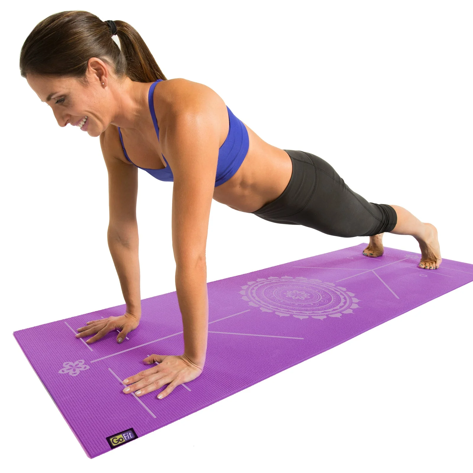 GoFit - Yoga AlignMat™ - Purple - Image 3