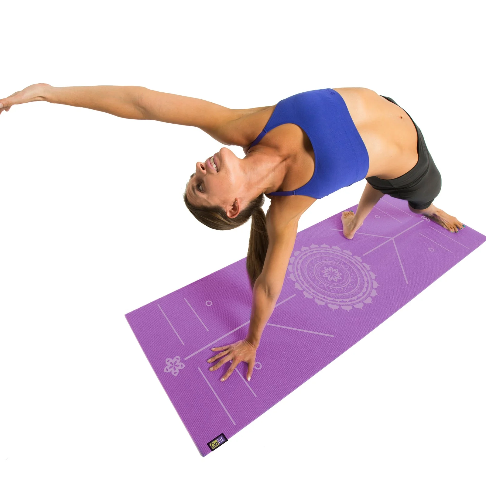 GoFit - Yoga AlignMat™ - Purple - Image 5