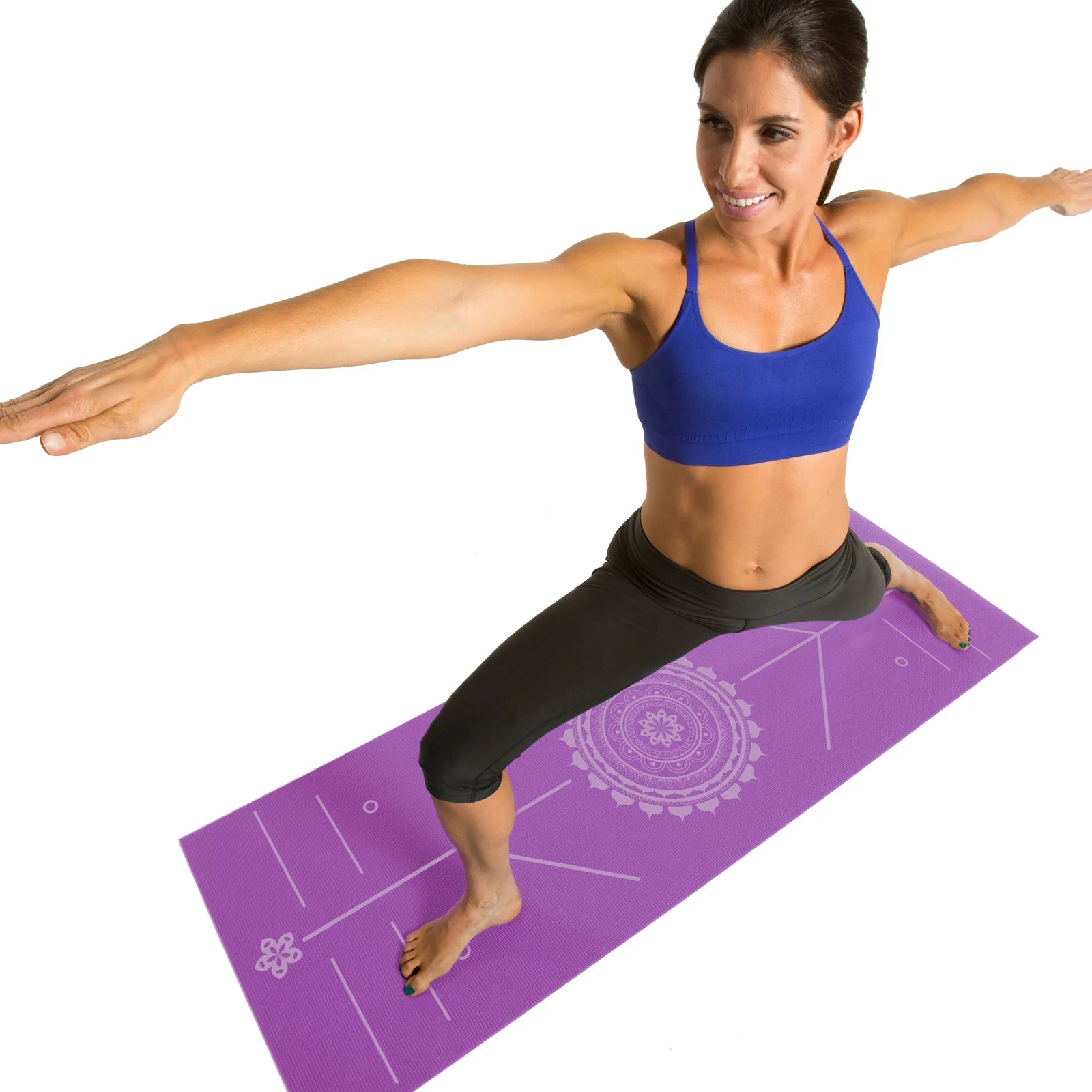 GoFit - Yoga AlignMat™ - Purple - Image 6