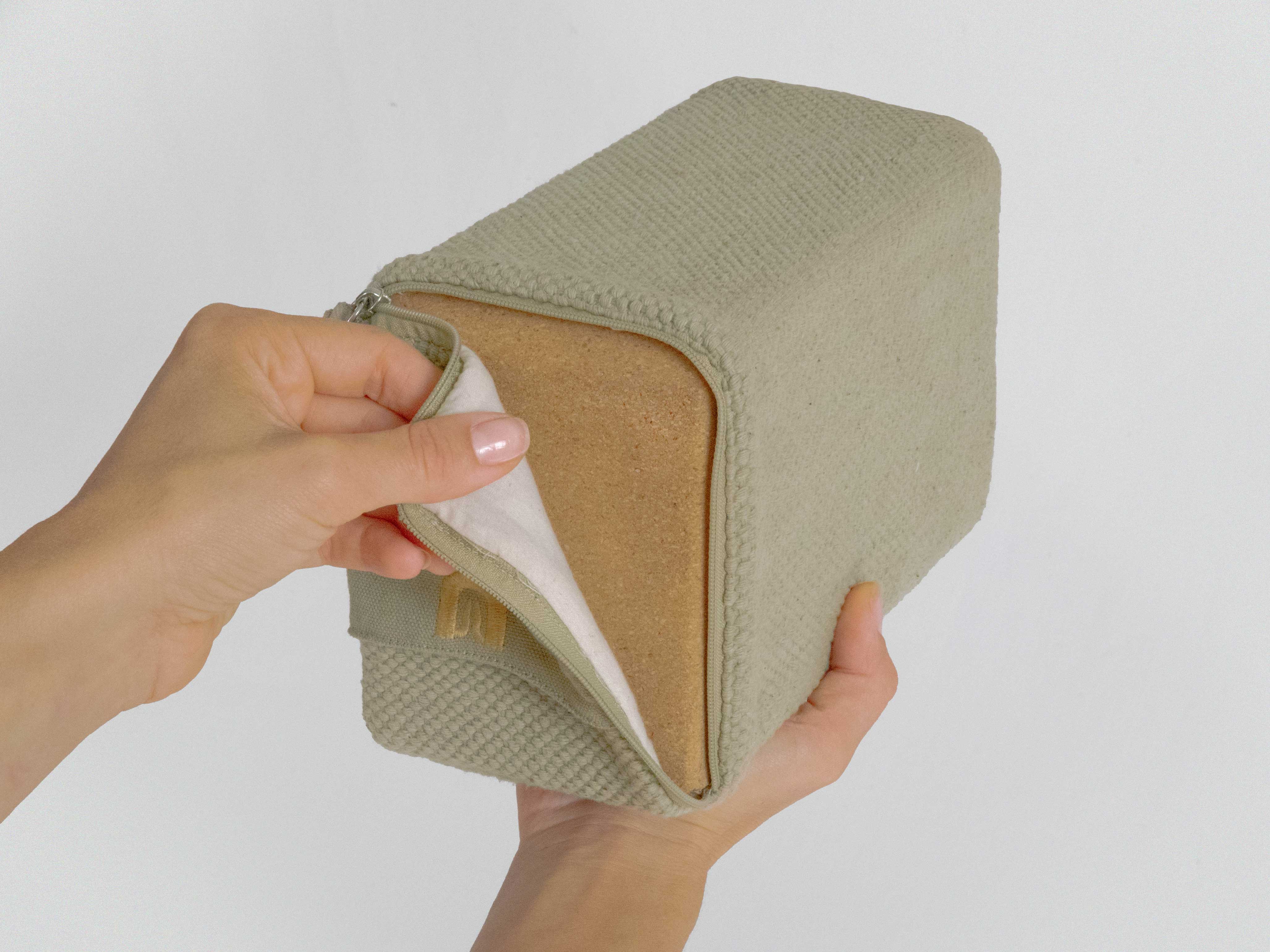Oko Living - Yoga Block - Naturally Dyed Organic Cotton - Image 3