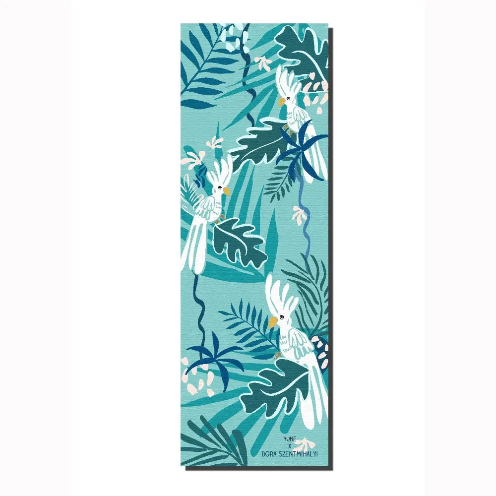 Yune Yoga - Yoga Mat | 6mm Thick | Birds | Non-Slip | Eco Friendly | Yune Yoga | Cacadus