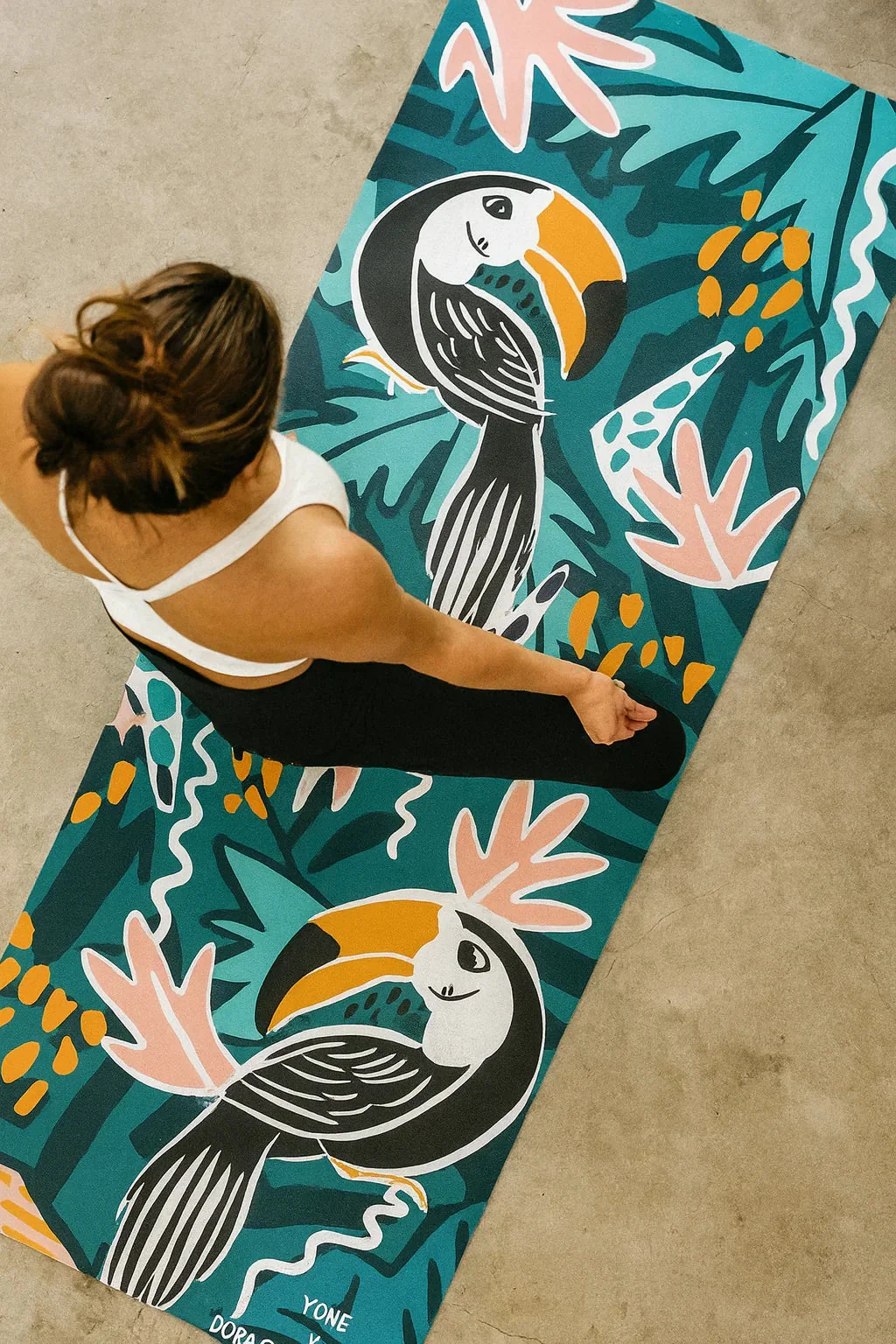 Yune Yoga - Yoga Mat | 6mm Thick | Birds | Non-Slip | Eco Friendly | Yune Yoga | Toucan - Image 2