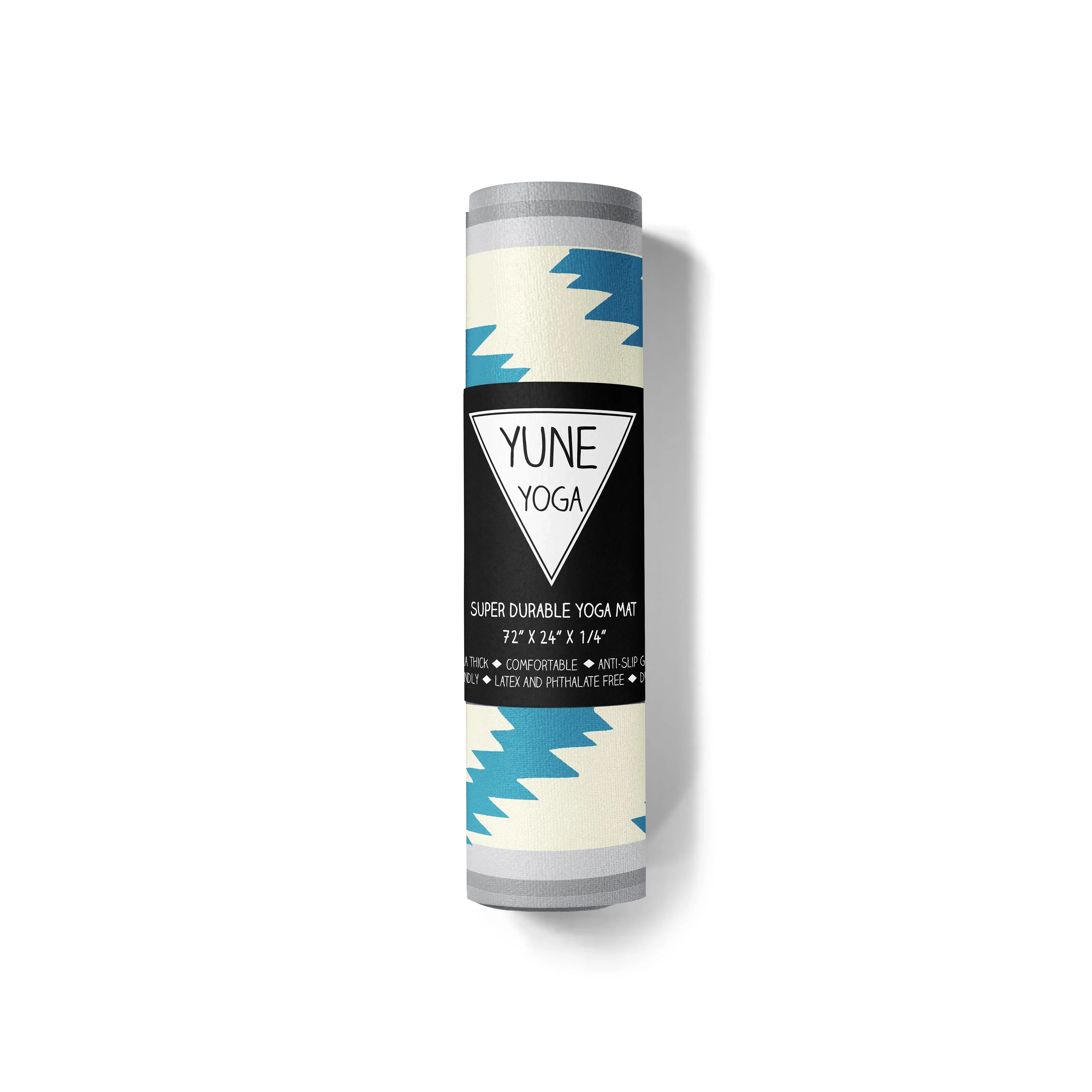 Yune Yoga - Yoga Mat | 6mm Thick | Blue | Non-Slip | Eco Friendly | Yune Yoga | Bear Creek Juniper - Image 11