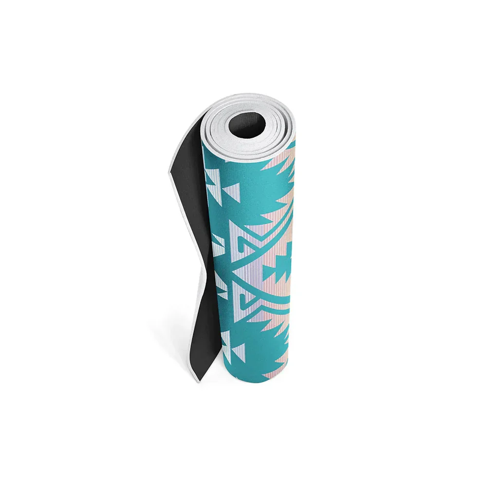 Yune Yoga - Yoga Mat | 6mm Thick | Blue | Non-Slip | Eco Friendly | Yune Yoga | Jerome Lake - Image 4