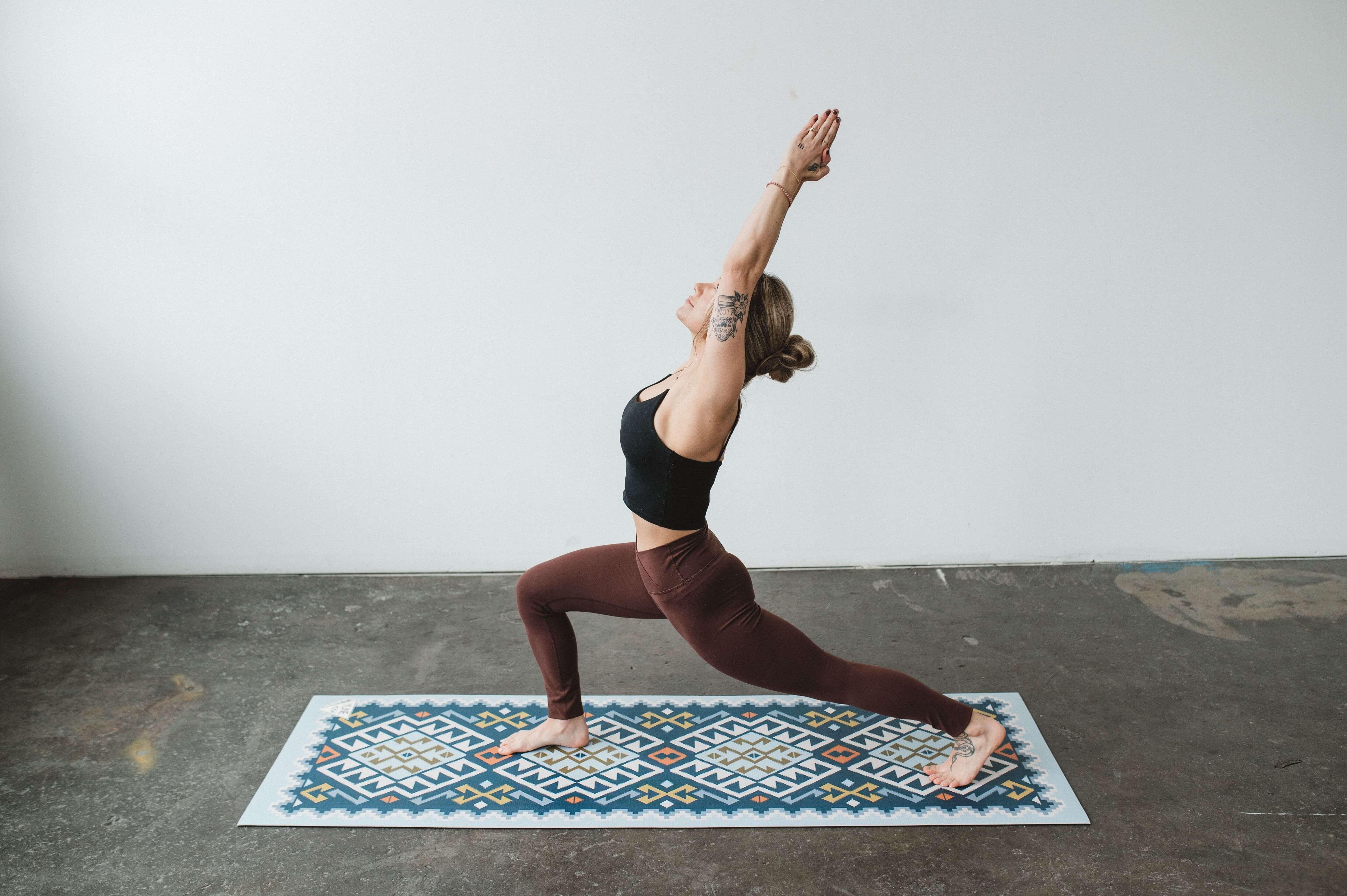 Yune Yoga - Yoga Mat | 6mm Thick | Blue | Non-Slip | Eco Friendly | Yune Yoga | Moab River - Image 7