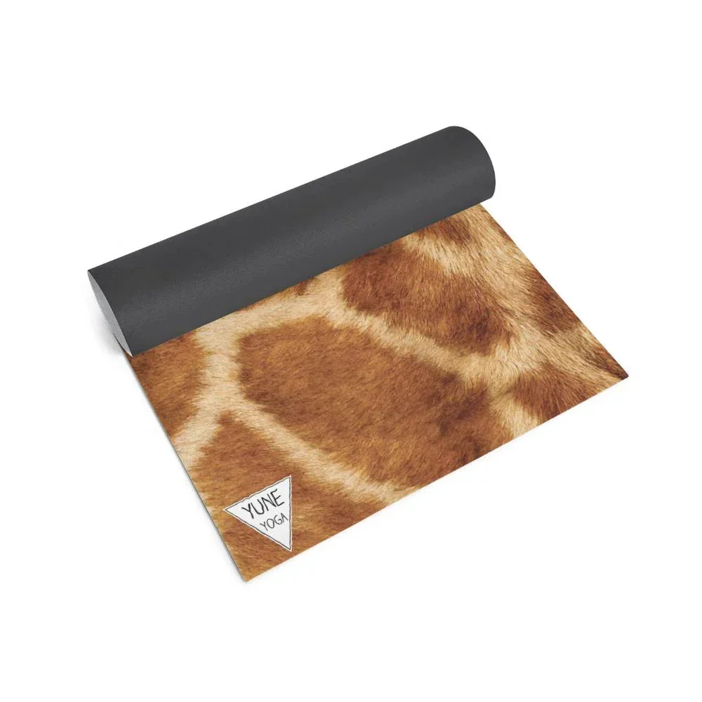 Yune Yoga - Yoga Mat | 6mm Thick | Giraffe | Non-Slip | Eco Friendly | Yune Yoga - Image 3