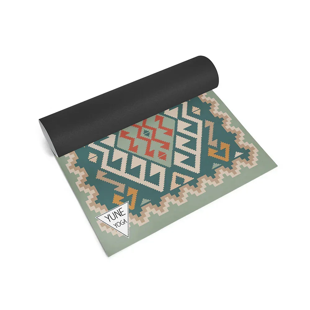 Yune Yoga - Yoga Mat | 6mm Thick | Green | Non-Slip | Eco Friendly | Yune Yoga | Moab Plains - Image 3