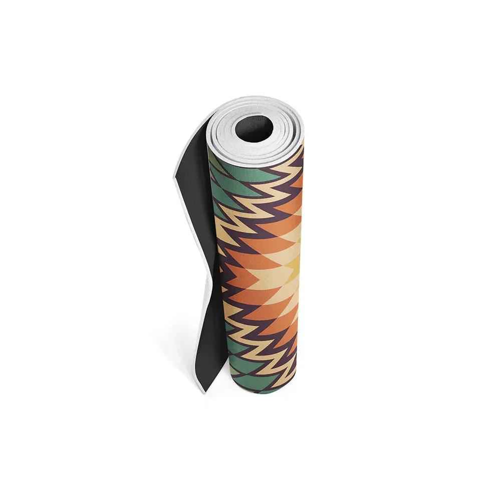 Yune Yoga - Yoga Mat | 6mm Thick | Green | Non-Slip | Eco Friendly | Yune Yoga | Red Rocks Grass - Image 4