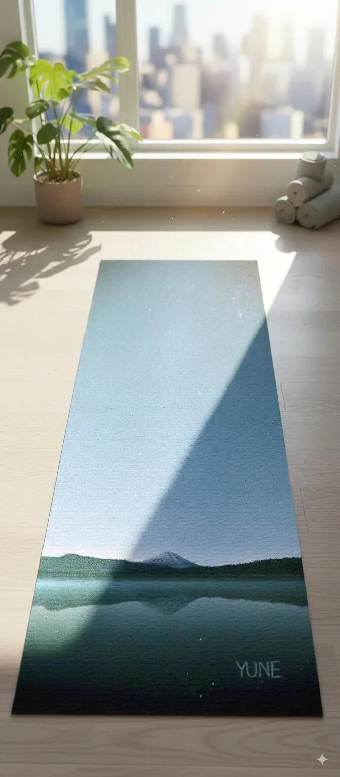 Yune Yoga - Yoga Mat | 6mm Thick | Mountain | Non-Slip | Eco Friendly | Yune Yoga | Maple - Image 7