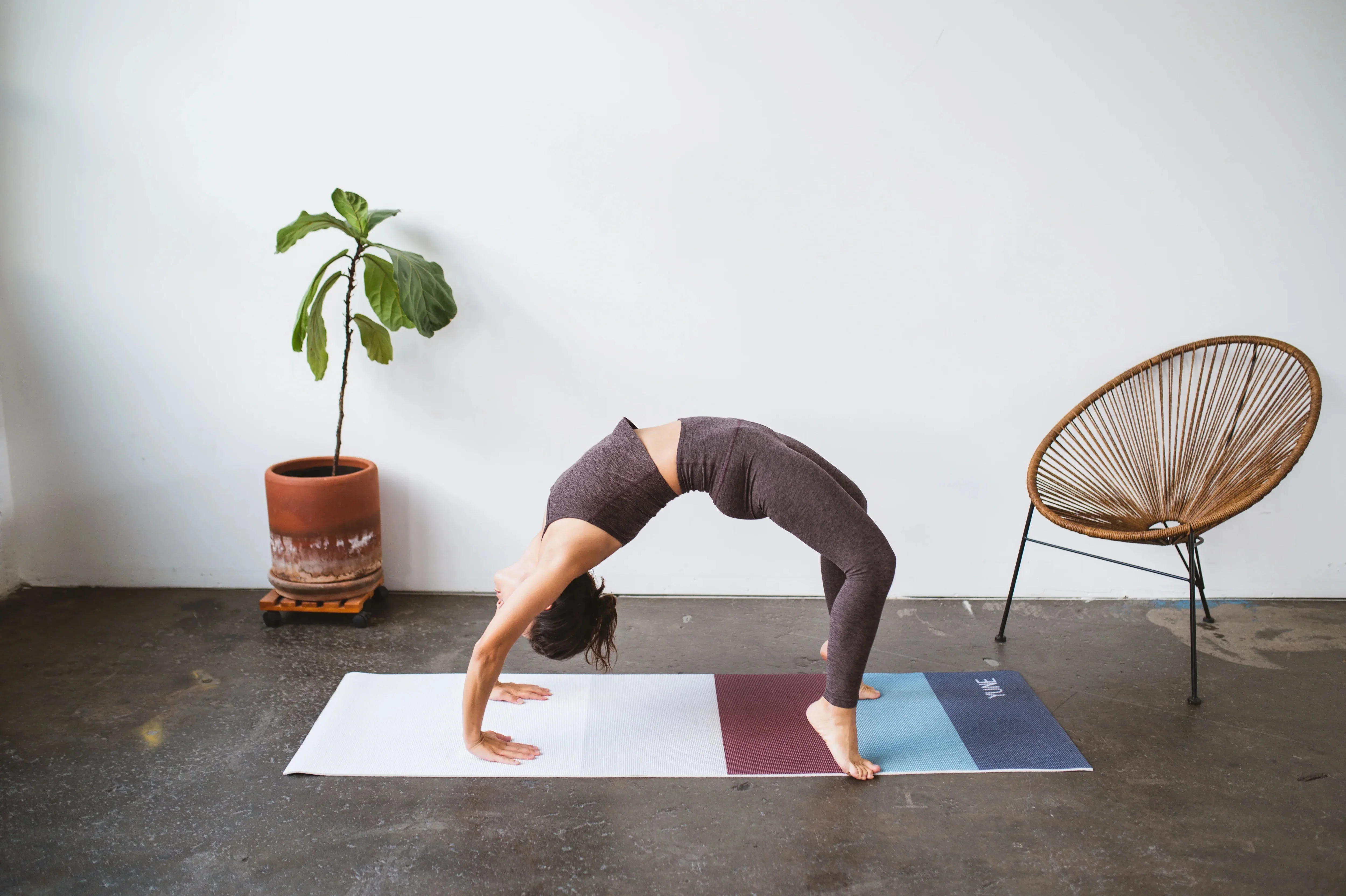 Yune Yoga - Yoga Mat | 6mm Thick | Multi Color Striped | Non-Slip | Eco Friendly | Yune Yoga | Tofino - Image 5