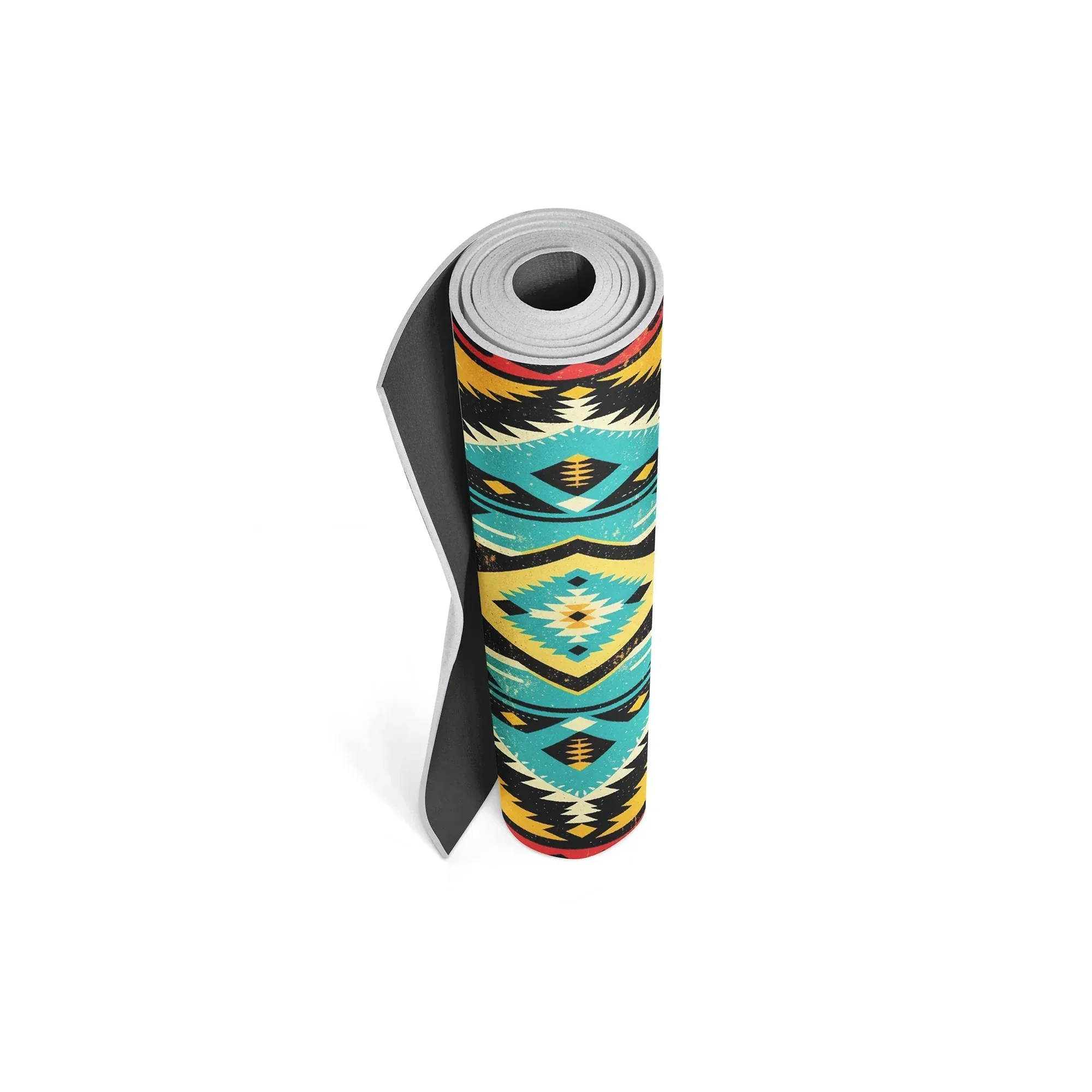 Yune Yoga - Yoga Mat | 6mm Thick | Multicolor | Non-Slip | Eco Friendly | Yune Yoga | Wolfs Eye - Image 6