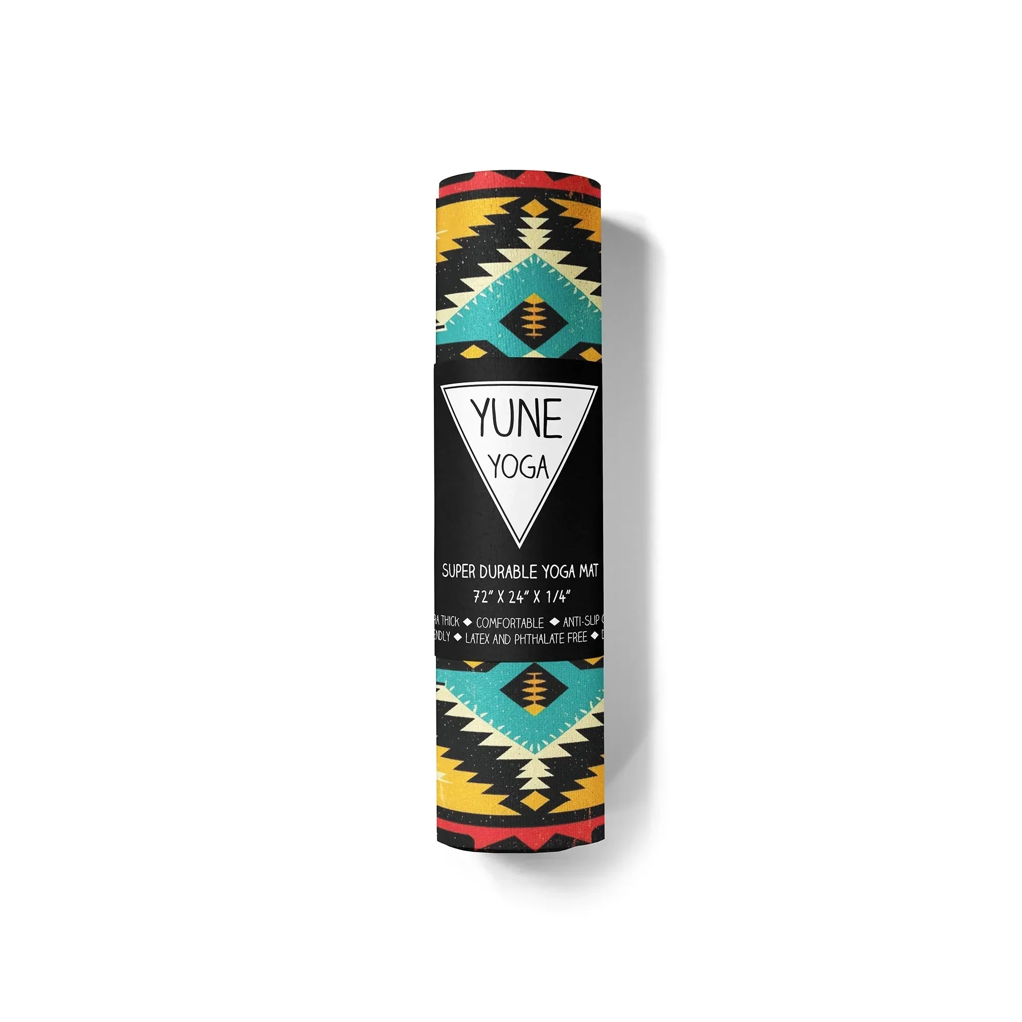 Yune Yoga - Yoga Mat | 6mm Thick | Multicolor | Non-Slip | Eco Friendly | Yune Yoga | Wolfs Eye - Image 8