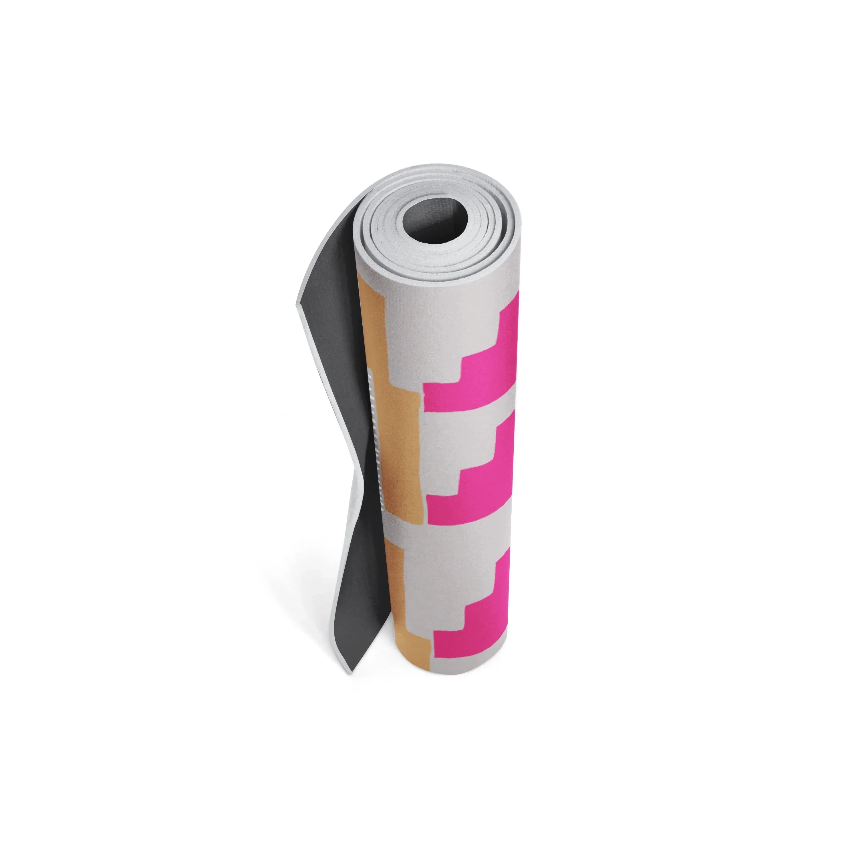 Yune Yoga - Yoga Mat | 6mm Thick | Pink| Non-Slip | Eco Friendly | Yune Yoga | Leah Duncan Geo - Image 5