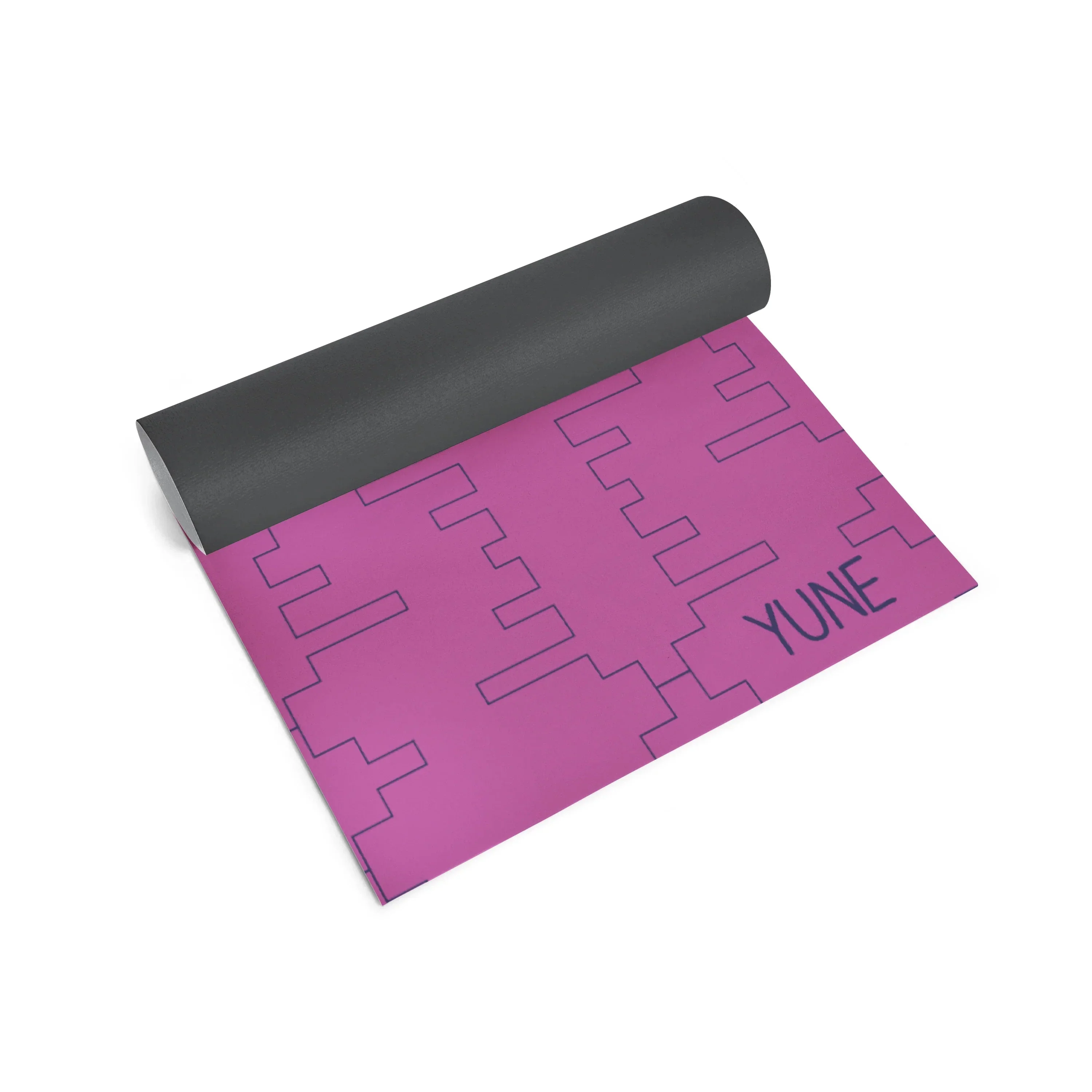 Yune Yoga - Yoga Mat | 6mm Thick | Pink | Non-Slip | Eco Friendly | Yune Yoga | TE52 - Image 3