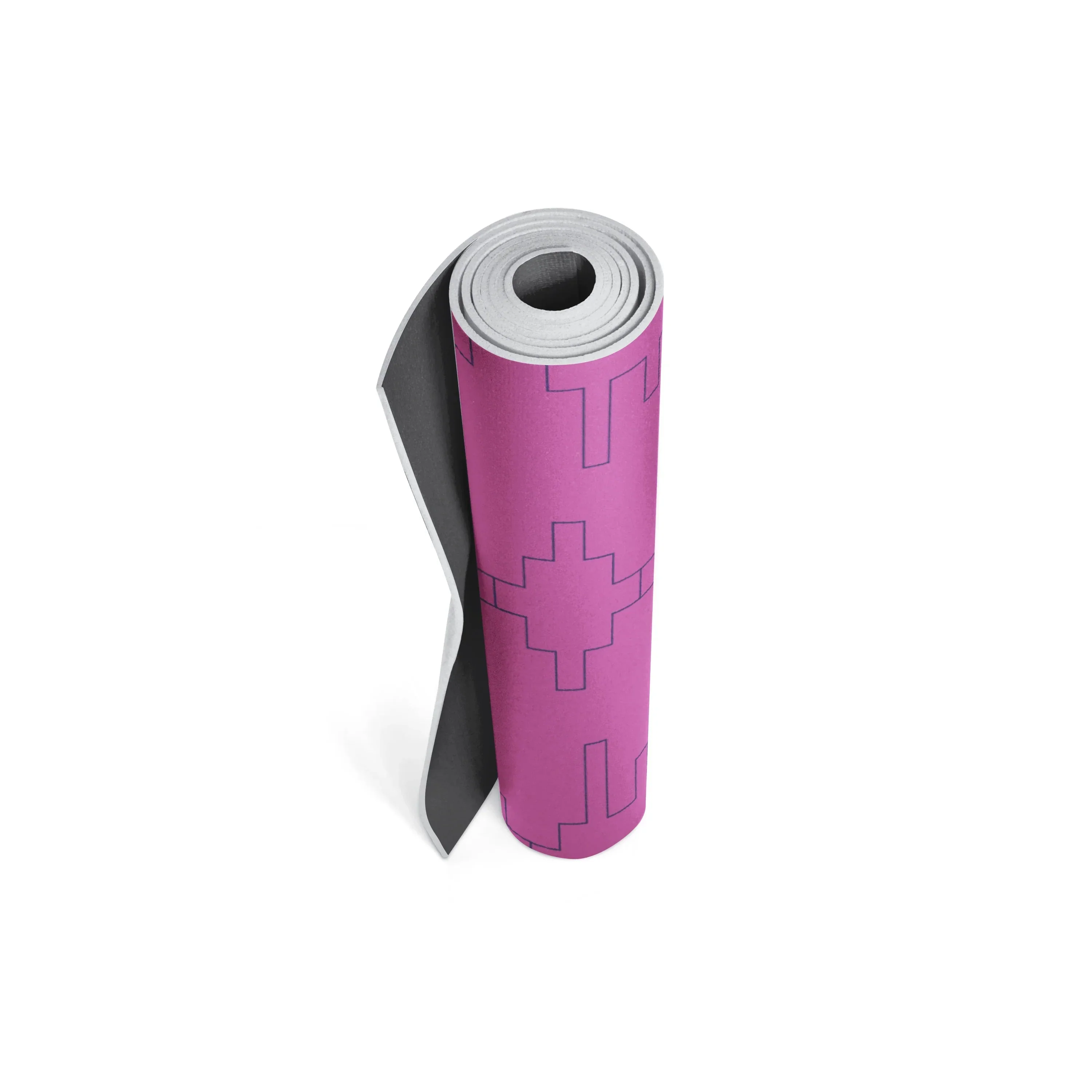 Yune Yoga - Yoga Mat | 6mm Thick | Pink | Non-Slip | Eco Friendly | Yune Yoga | TE52 - Image 4