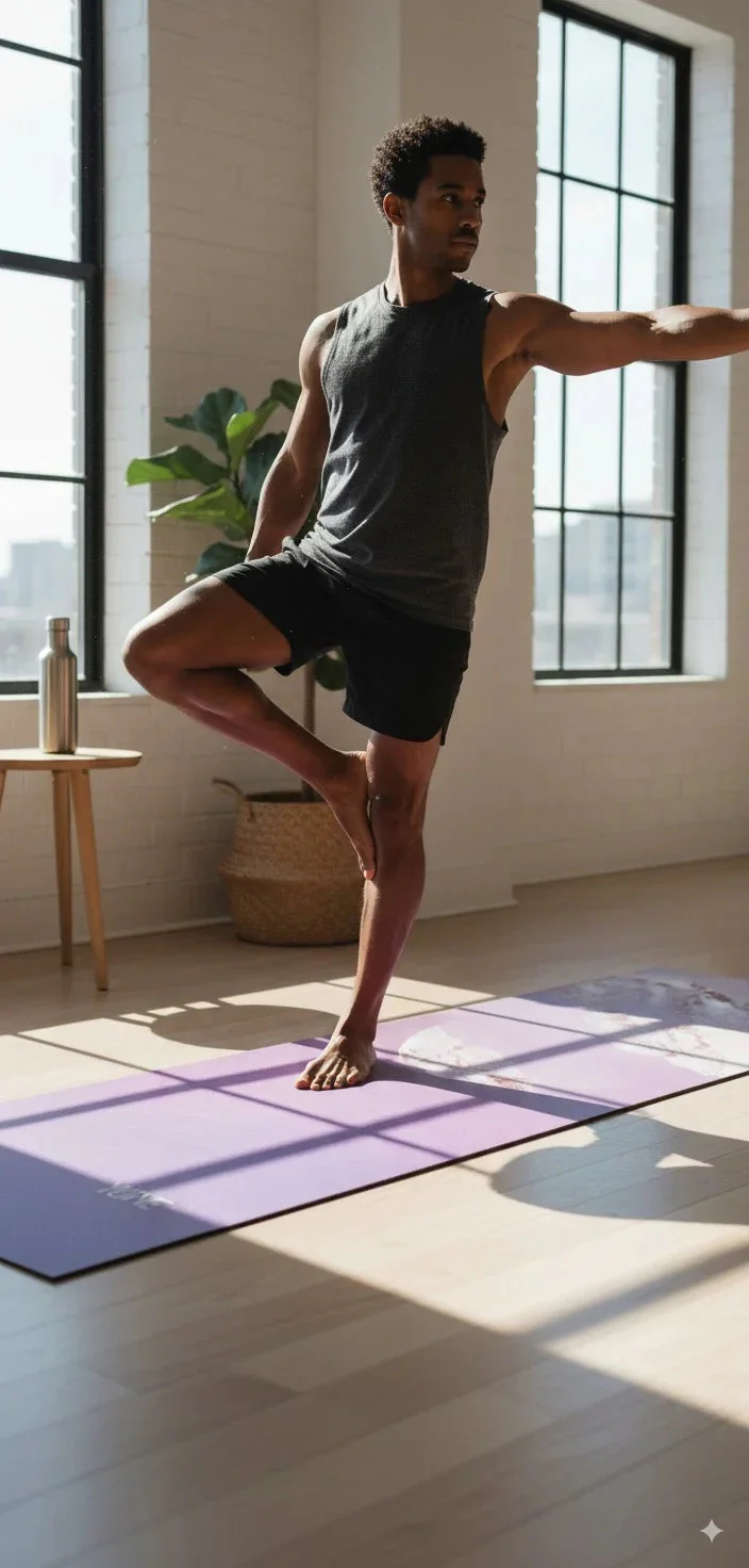 Yune Yoga - Yoga Mat | 6mm Thick | Purple | Non-Slip | Eco Friendly | Yune Yoga | Aspen - Image 6