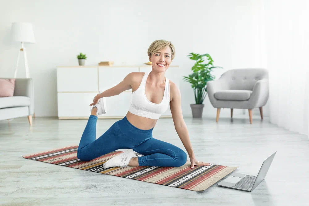 Yune Yoga - Yoga Mat | 6mm Thick | Striped | Non-Slip | Eco Friendly | Yune Yoga | Dion - Image 6
