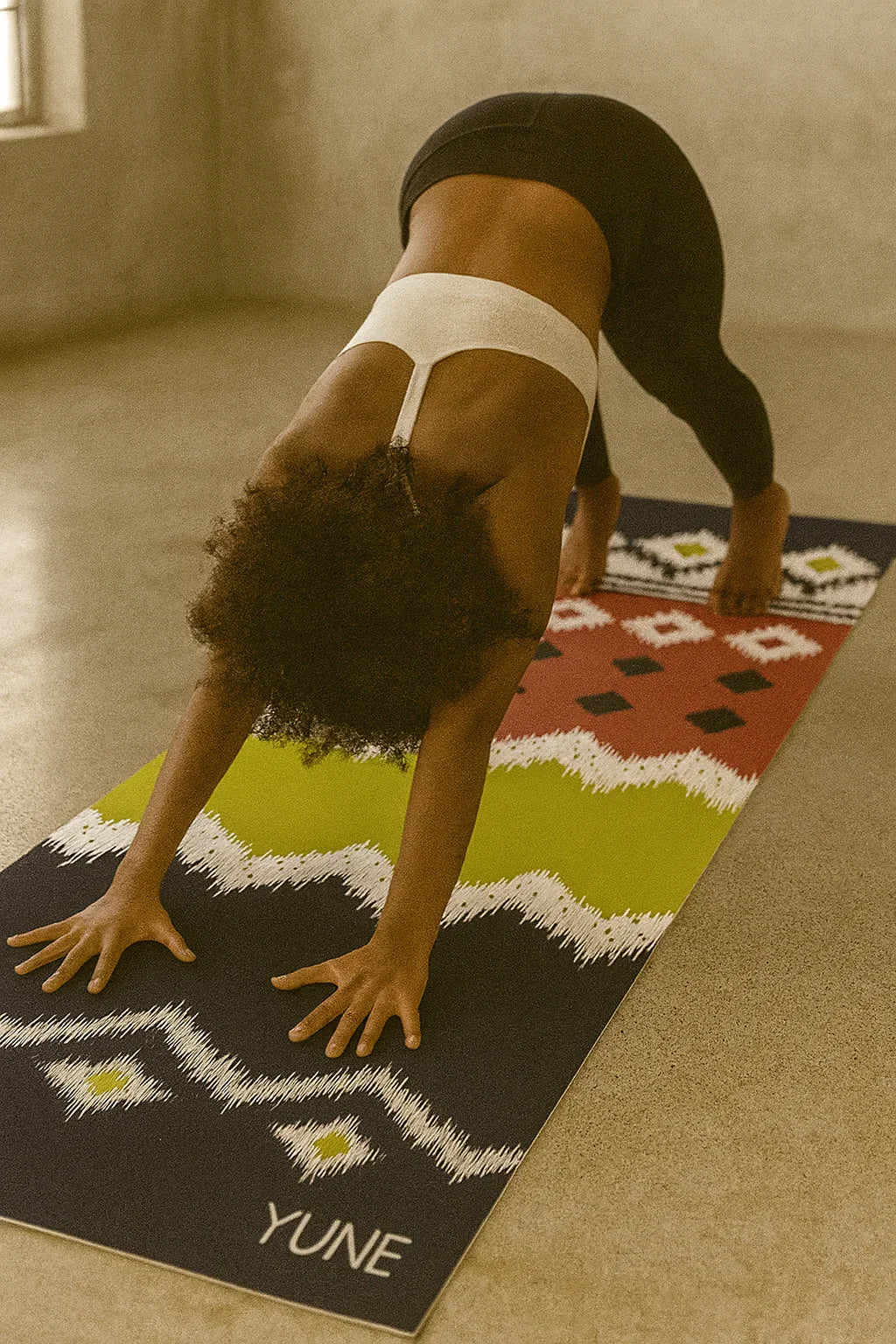 Yune Yoga - Yoga Mat | 6mm Thick | Striped | Non-Slip | Eco Friendly | Yune Yoga | Morrissey - Image 2