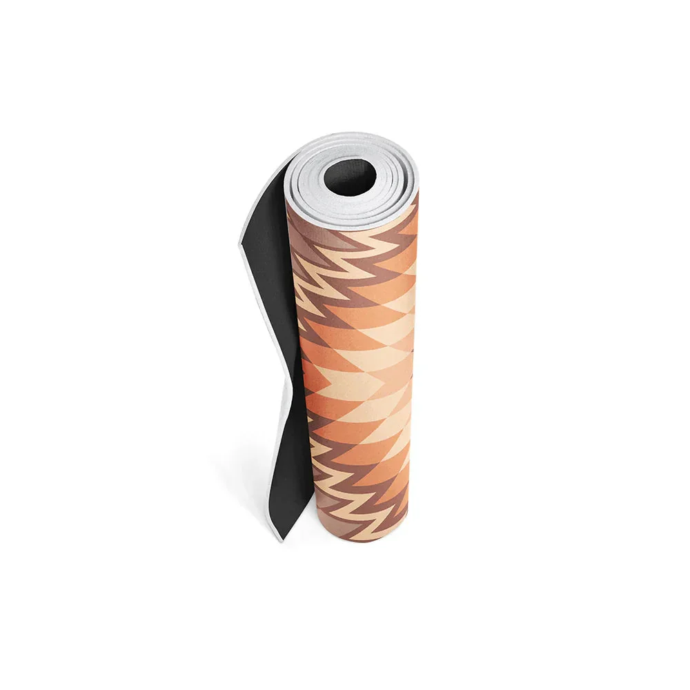 Yune Yoga - Yoga Mat | 6mm Thick | Tan | Non-Slip | Eco Friendly | Yune Yoga | Red Rocks Sunrise - Image 4