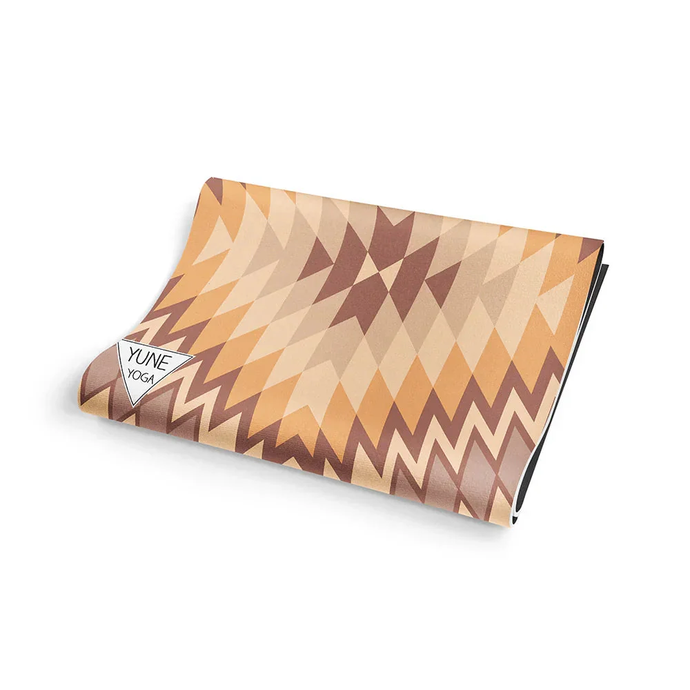 Yune Yoga - Yoga Mat | 6mm Thick | Tan | Non-Slip | Eco Friendly | Yune Yoga | Red Rocks Sunrise - Image 5