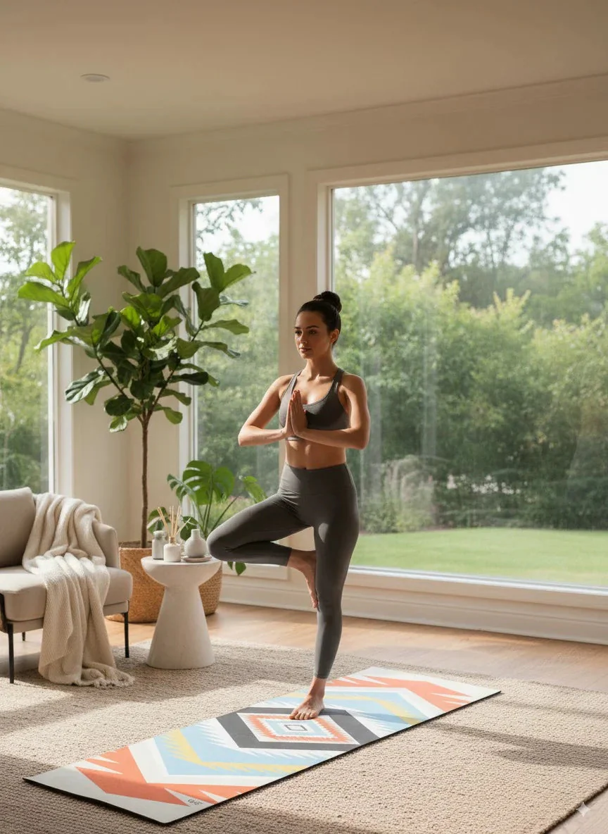 Yune Yoga - Yoga Mat | 6mm Thick | White | Non-Slip | Eco Friendly | Yune Yoga | Juliet - Image 4
