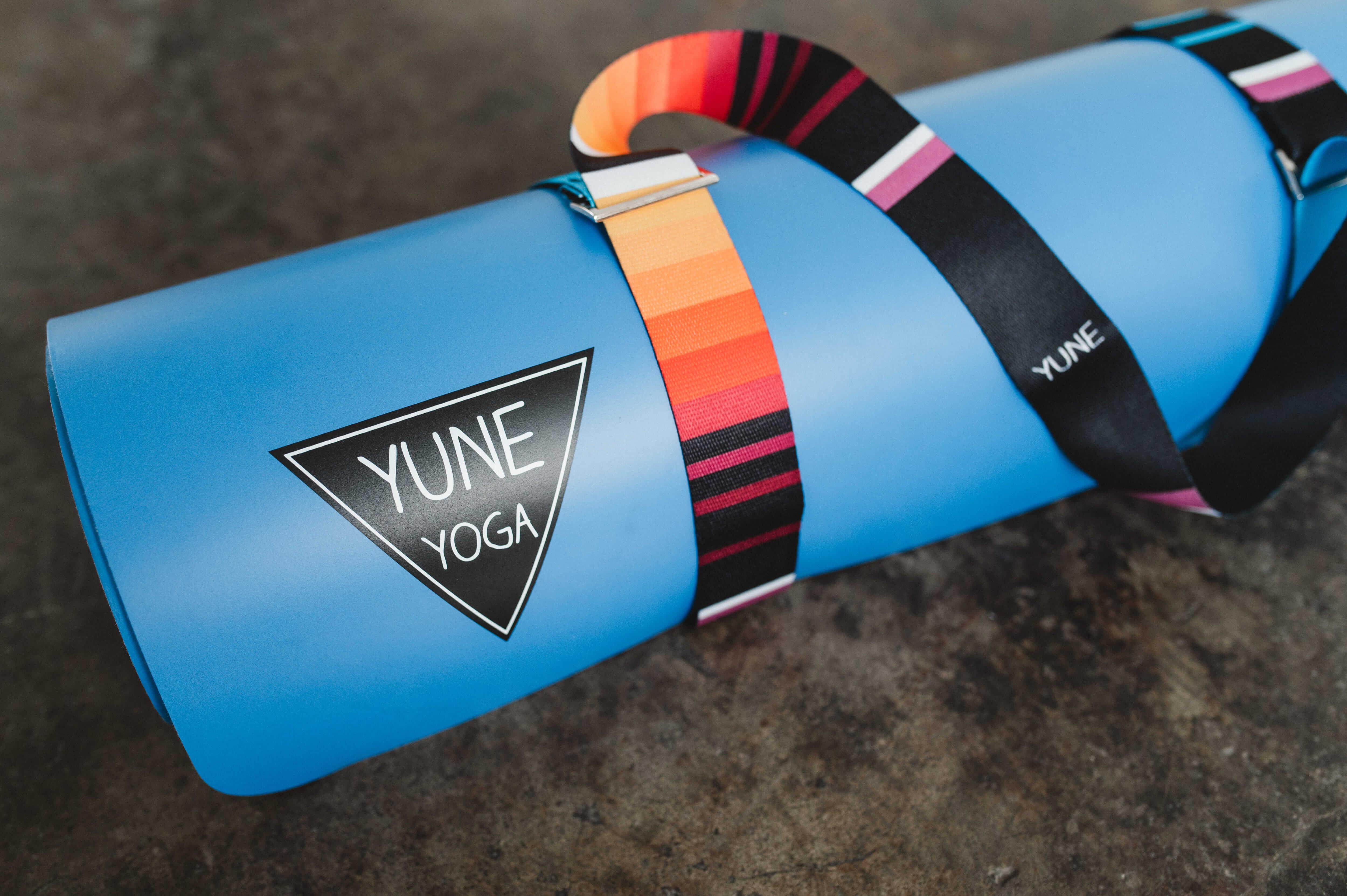 Yune Yoga - Yoga Strap | Stretching Strap | Metal Buckles | Blue | Yune Yoga | The Horatio - Image 3