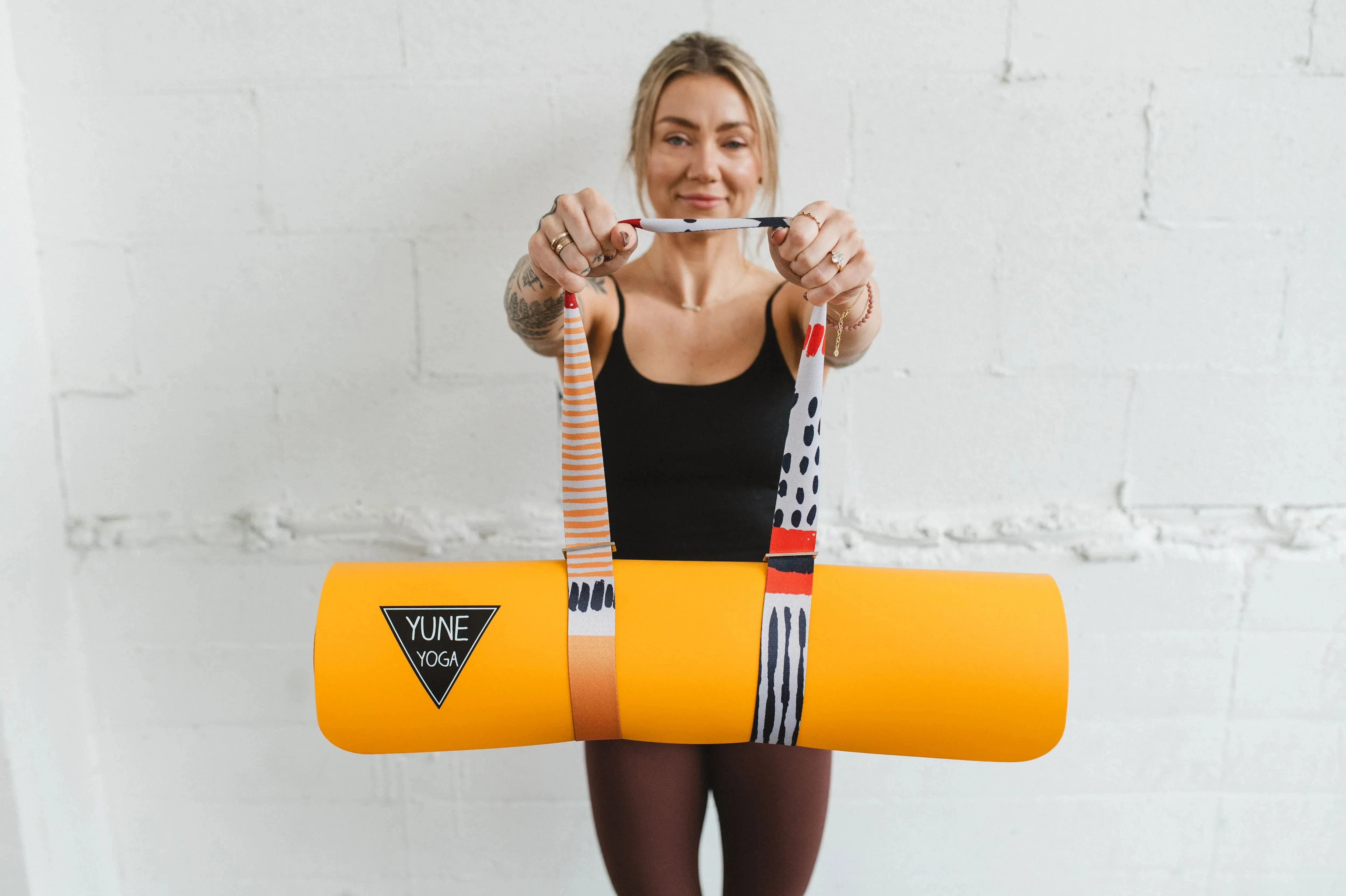 Yune Yoga - Yoga Strap | Stretching Strap | Metal Buckles | Multi Color | Yune Yoga | The Leo - Image 2