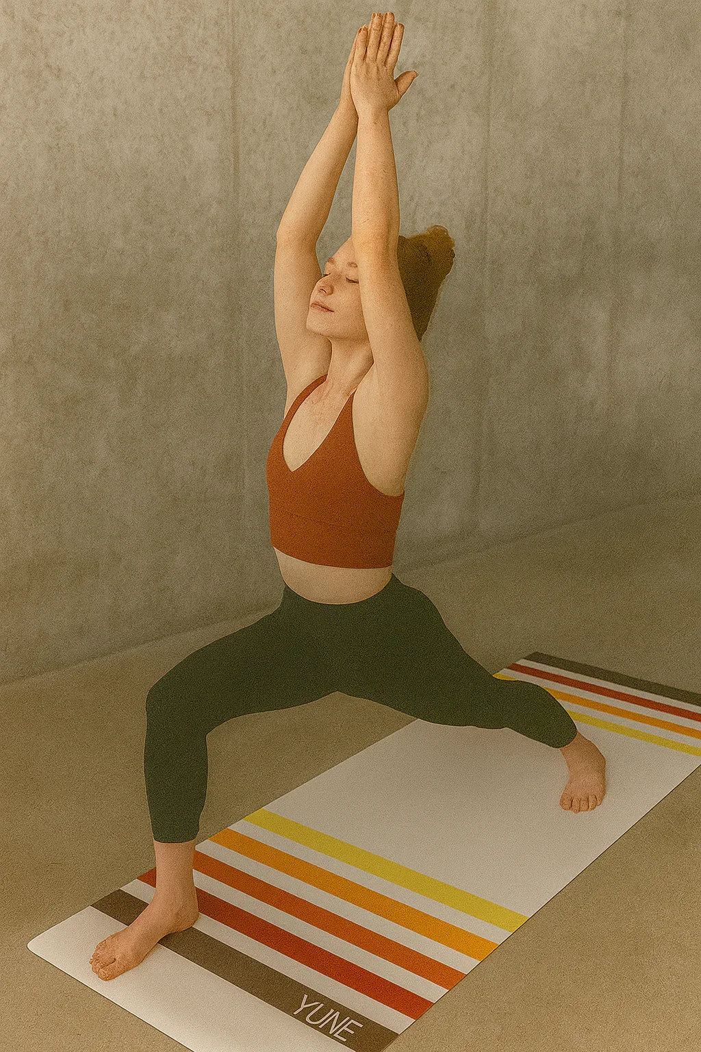 Yune Yoga - Yune Yoga Striped Yoga Mat OS76 - Image 2